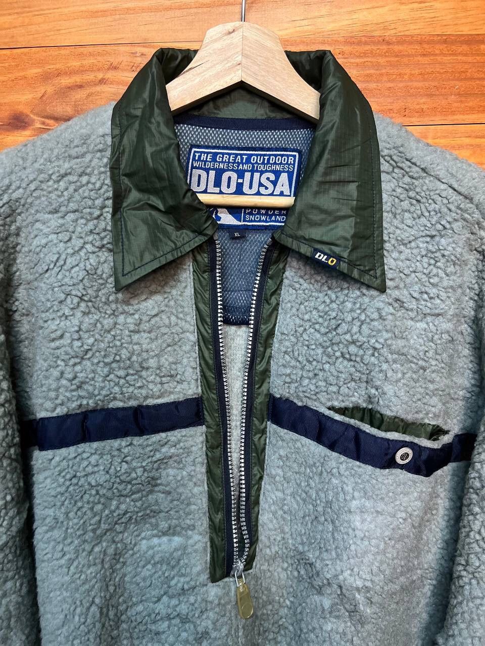 Vintage DLO-USA OUTDOOR WINTER FLEECE JACKET Size US XL / EU 56 / 4 - 11 Thumbnail