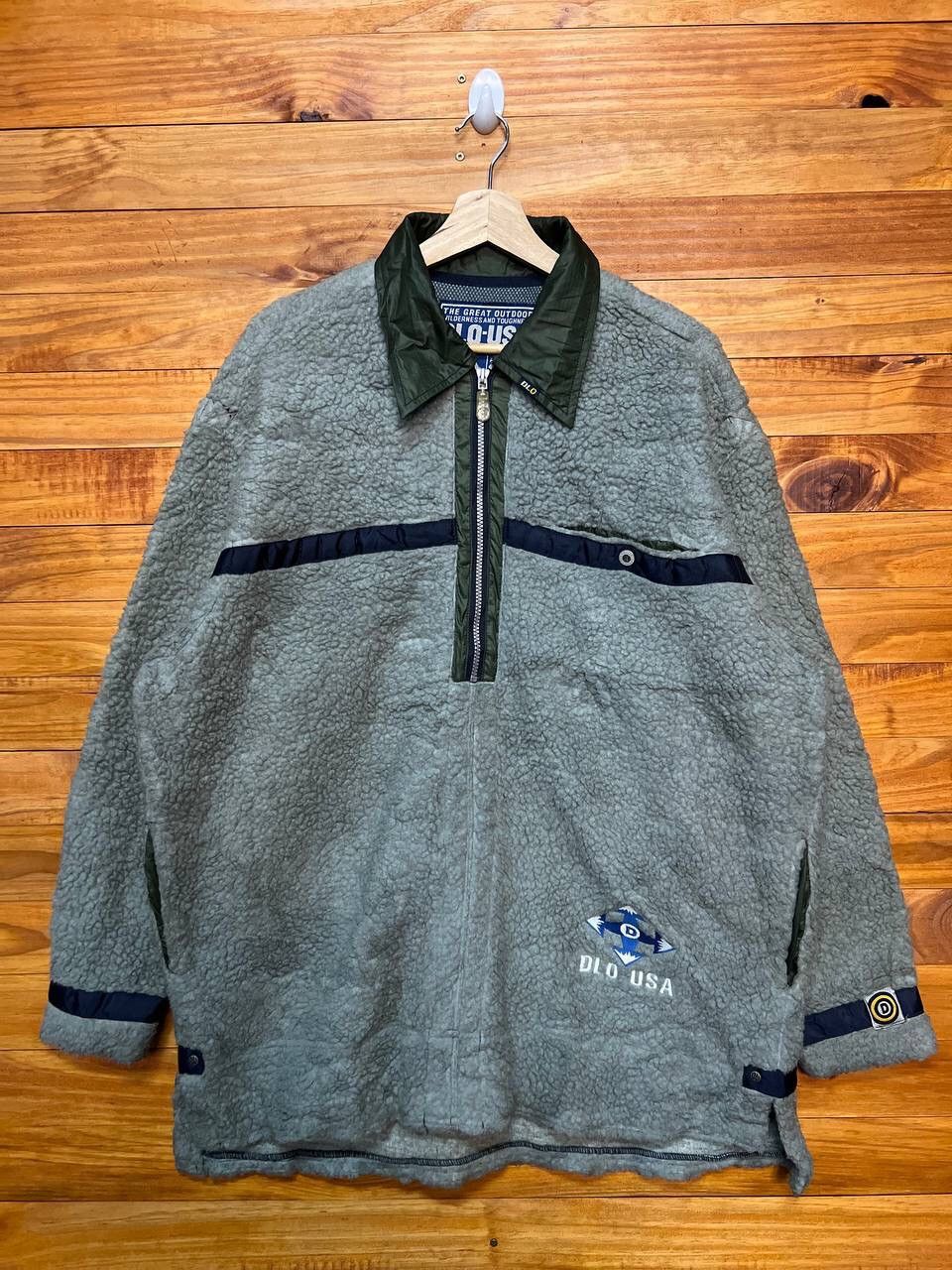Vintage DLO-USA OUTDOOR WINTER FLEECE JACKET Size US XL / EU 56 / 4 - 1 Thumbnail