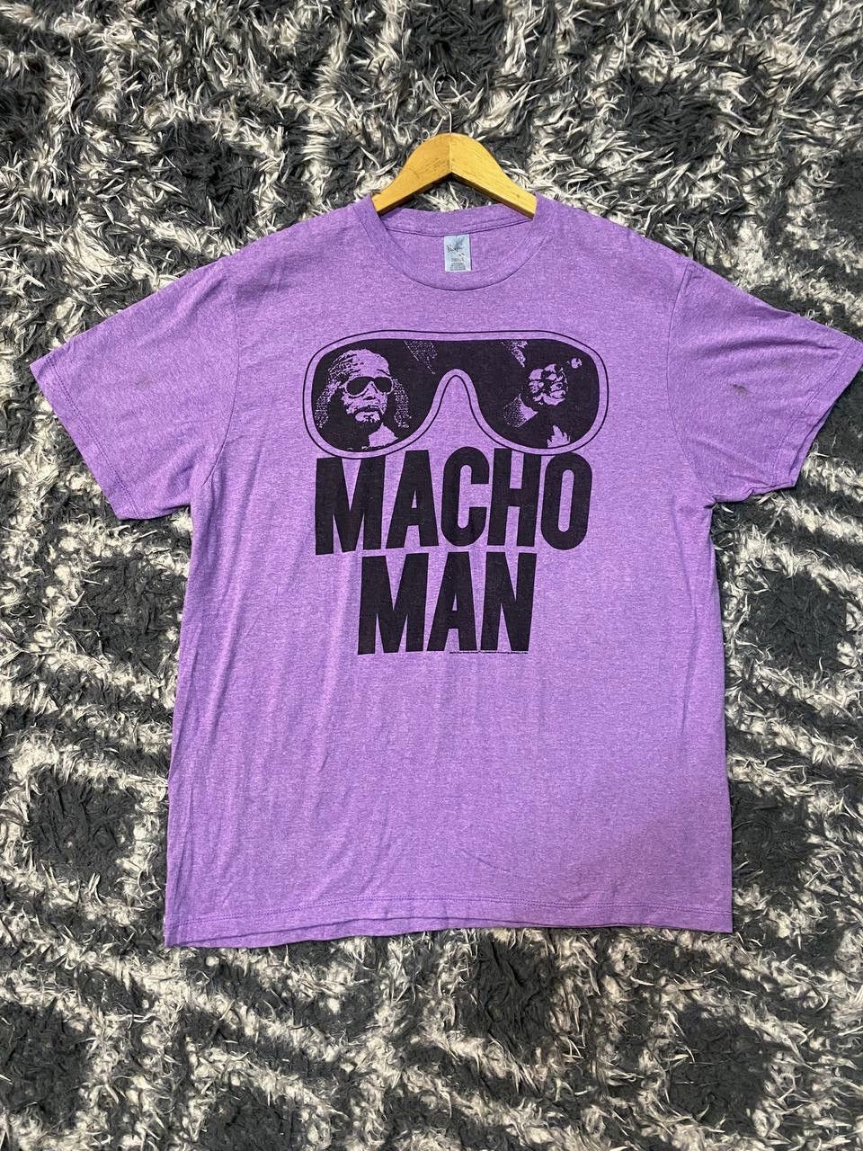 American Apparel MACHO MAN RANDY SAVAGE BY BARBARA L.POFFO TEE Size US L / EU 52-54 / 3 - 6 Thumbnail