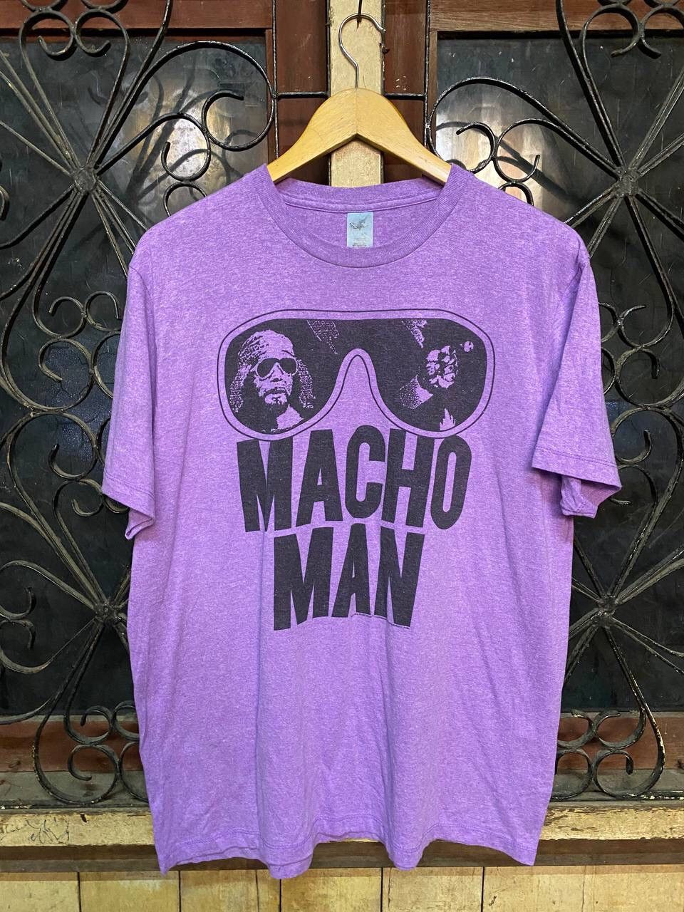 American Apparel MACHO MAN RANDY SAVAGE BY BARBARA L.POFFO TEE Size US L / EU 52-54 / 3 - 3 Thumbnail