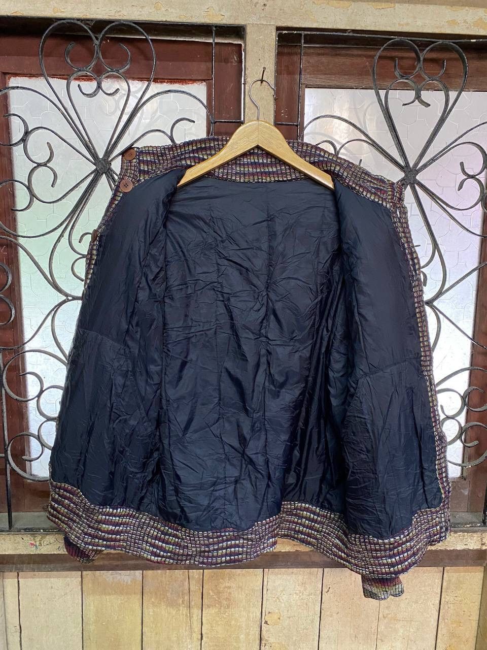 Japanese Brand Vintage Patchwork Coogi Style Jacket Size US L / EU 52-54 / 3 - 14 Thumbnail