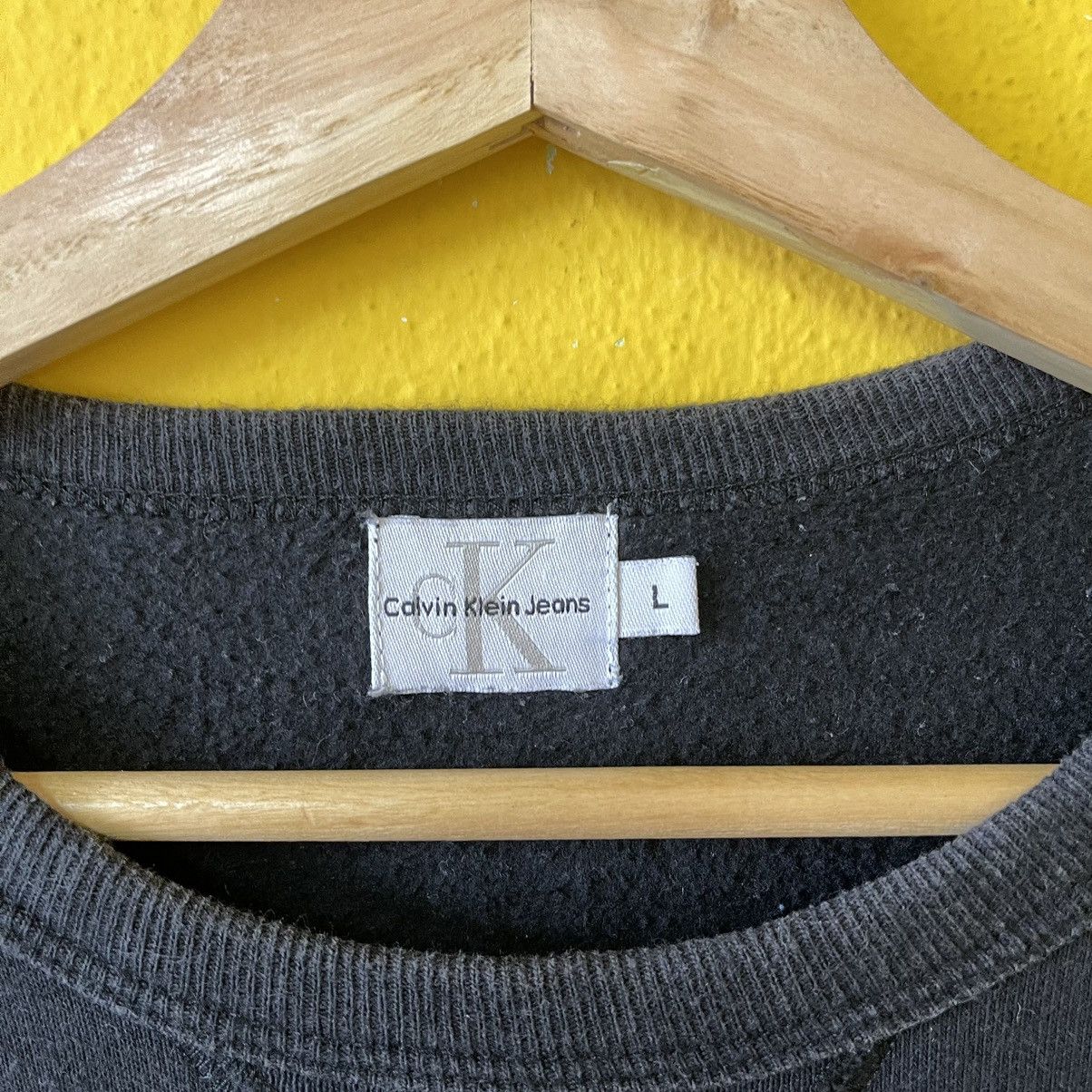Calvin Klein 90s Calvin Klein Embroidered Big Logo Sweatshirt Oversize M Size US M / EU 48-50 / 2 - 8 Thumbnail