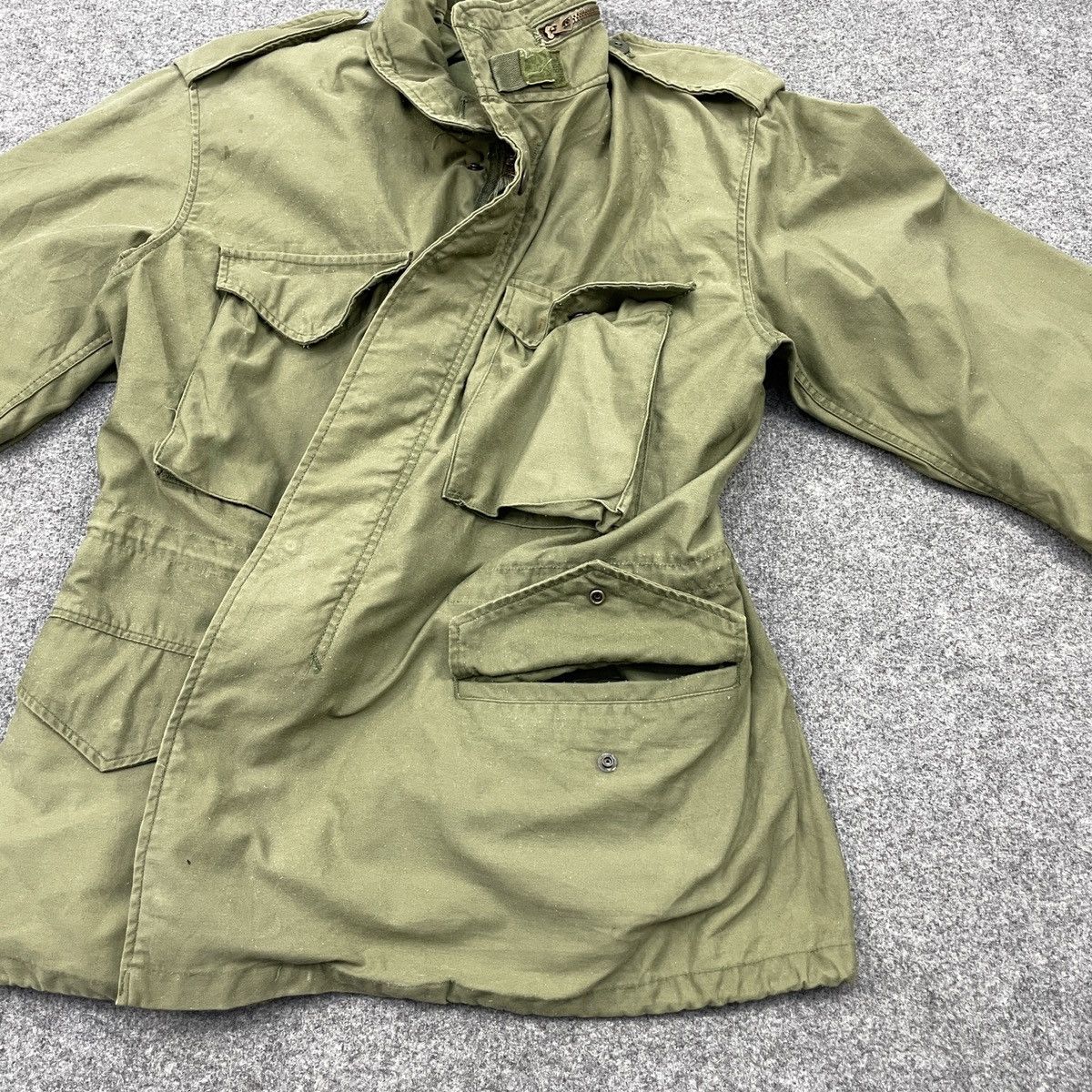 Vintage Vintage Distressed Military Jacket Size US M / EU 48-50 / 2 - 14 Thumbnail
