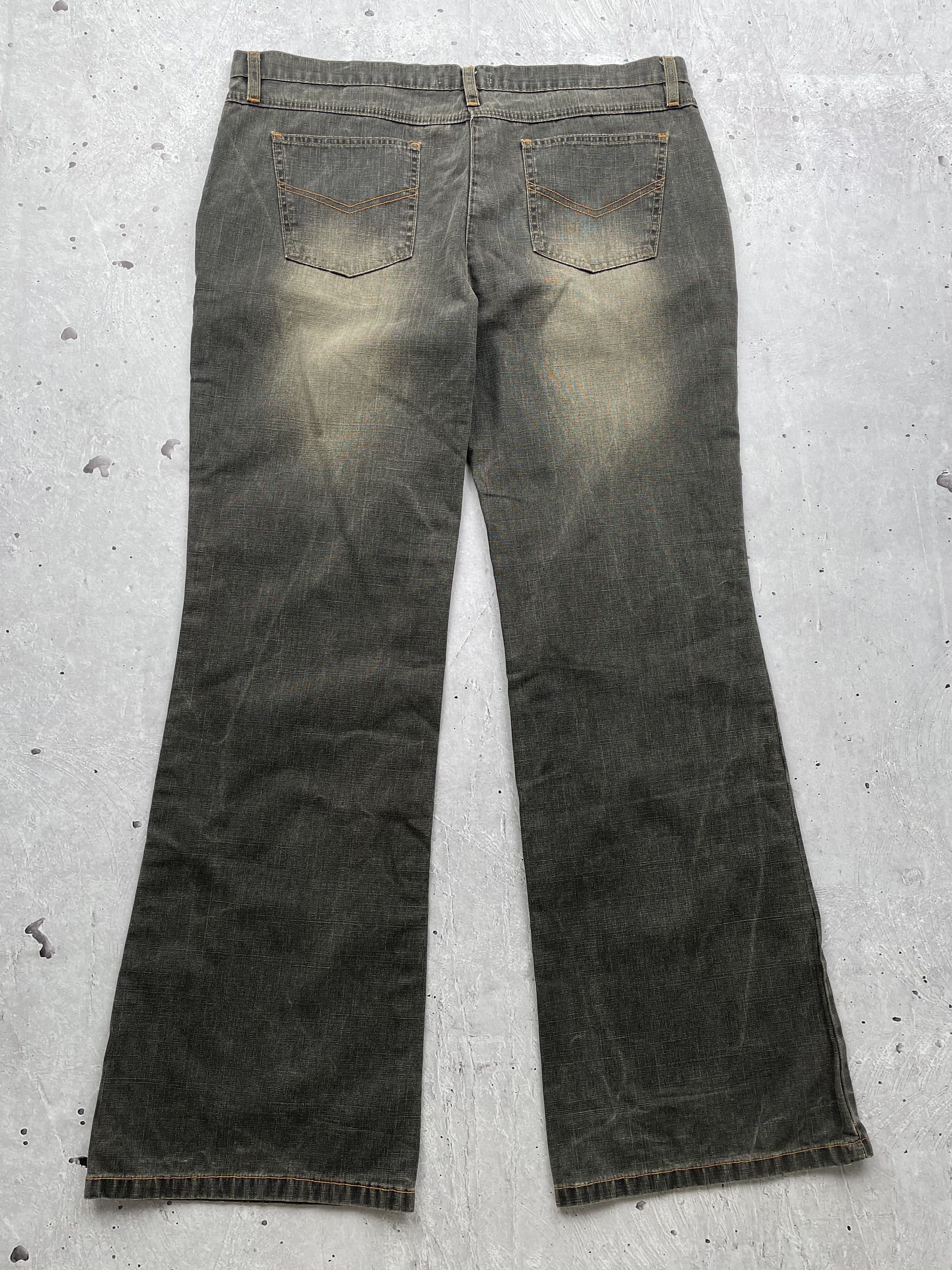 Japanese Brand × Vintage Vintage Flared Jeans Size 34" / US 12 / IT 48 - 5 Thumbnail