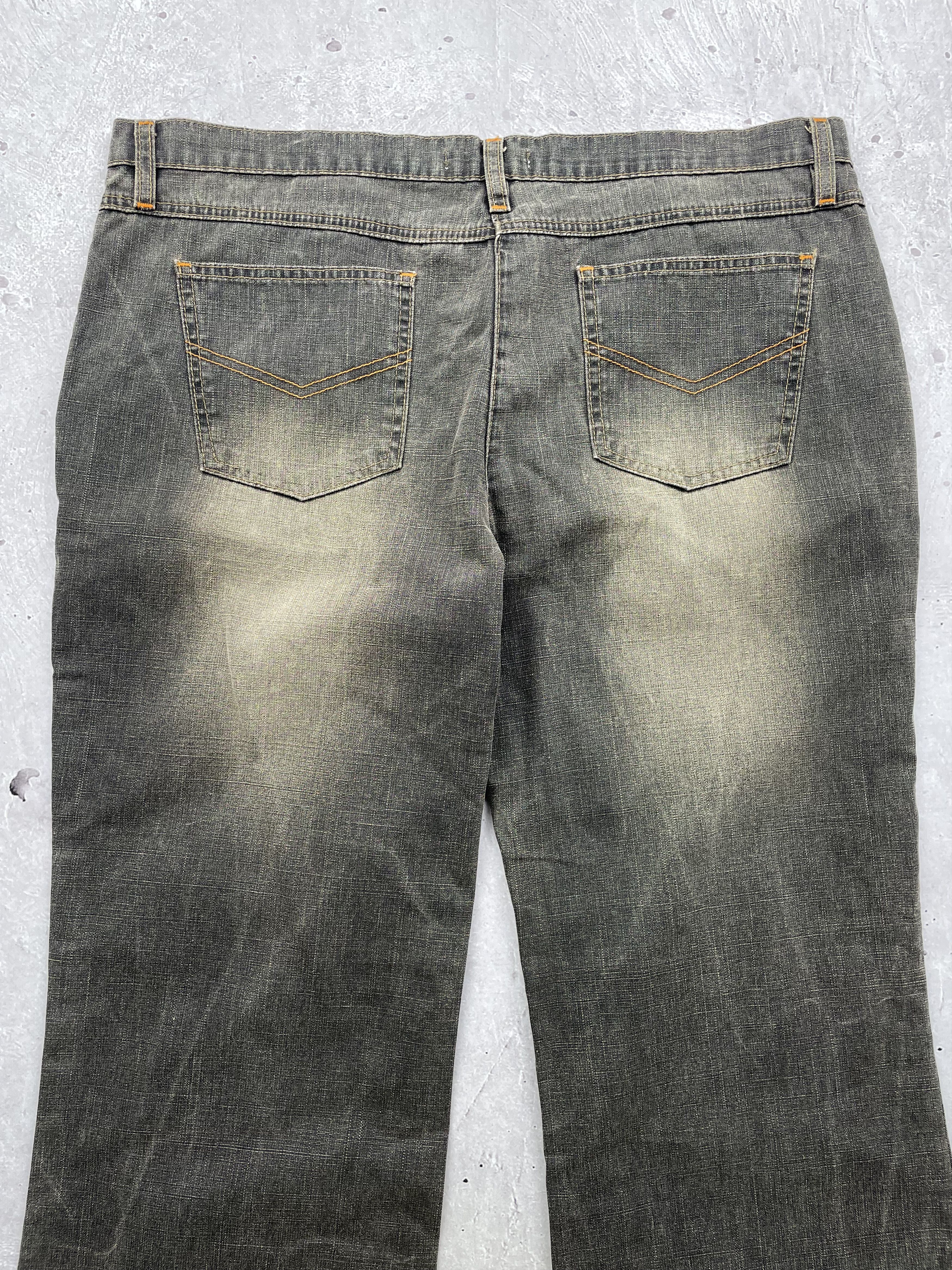 Japanese Brand × Vintage Vintage Flared Jeans Size 34" / US 12 / IT 48 - 6 Thumbnail