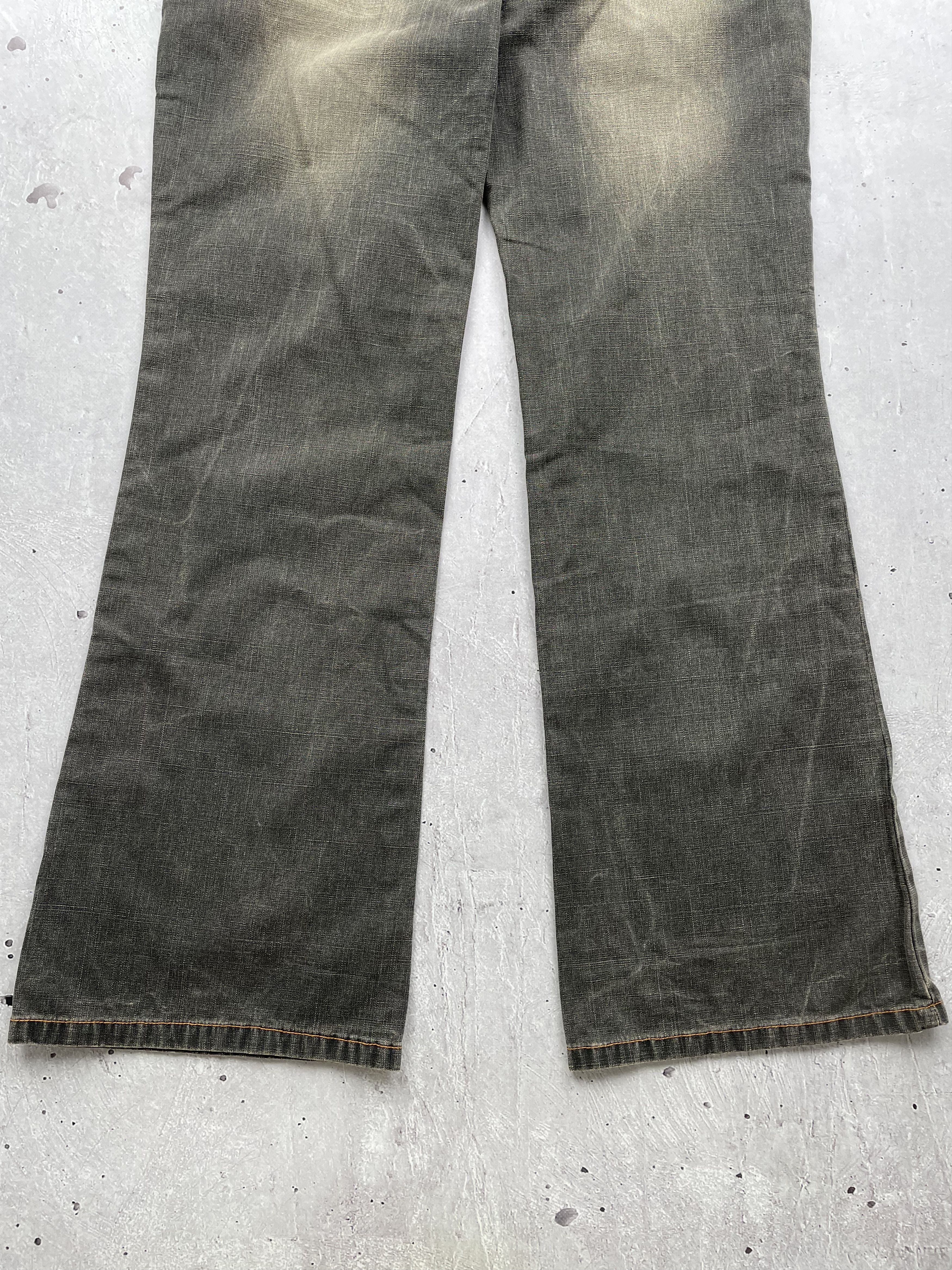 Japanese Brand × Vintage Vintage Flared Jeans Size 34" / US 12 / IT 48 - 7 Thumbnail