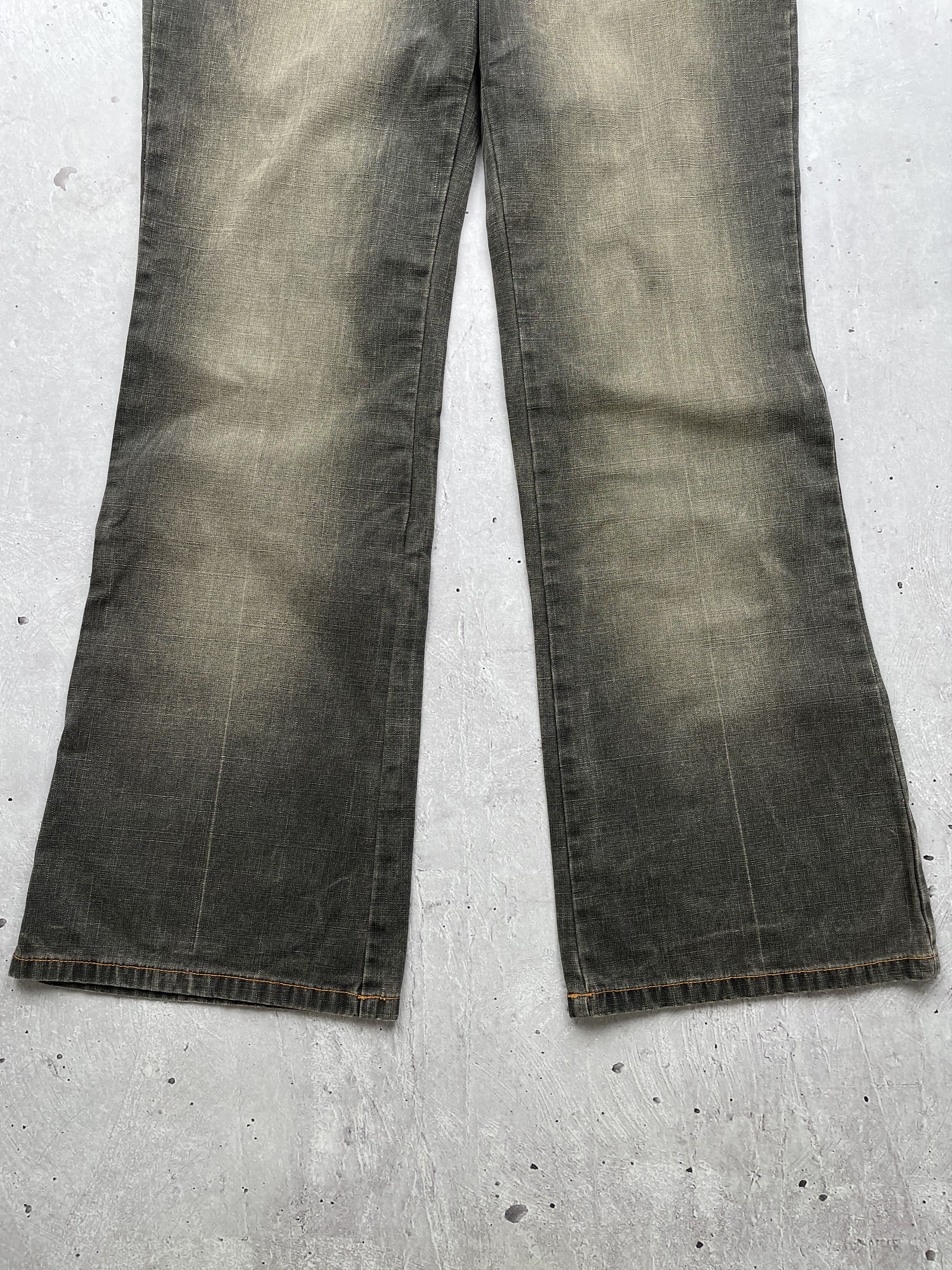 Japanese Brand × Vintage Vintage Flared Jeans Size 34" / US 12 / IT 48 - 3 Thumbnail