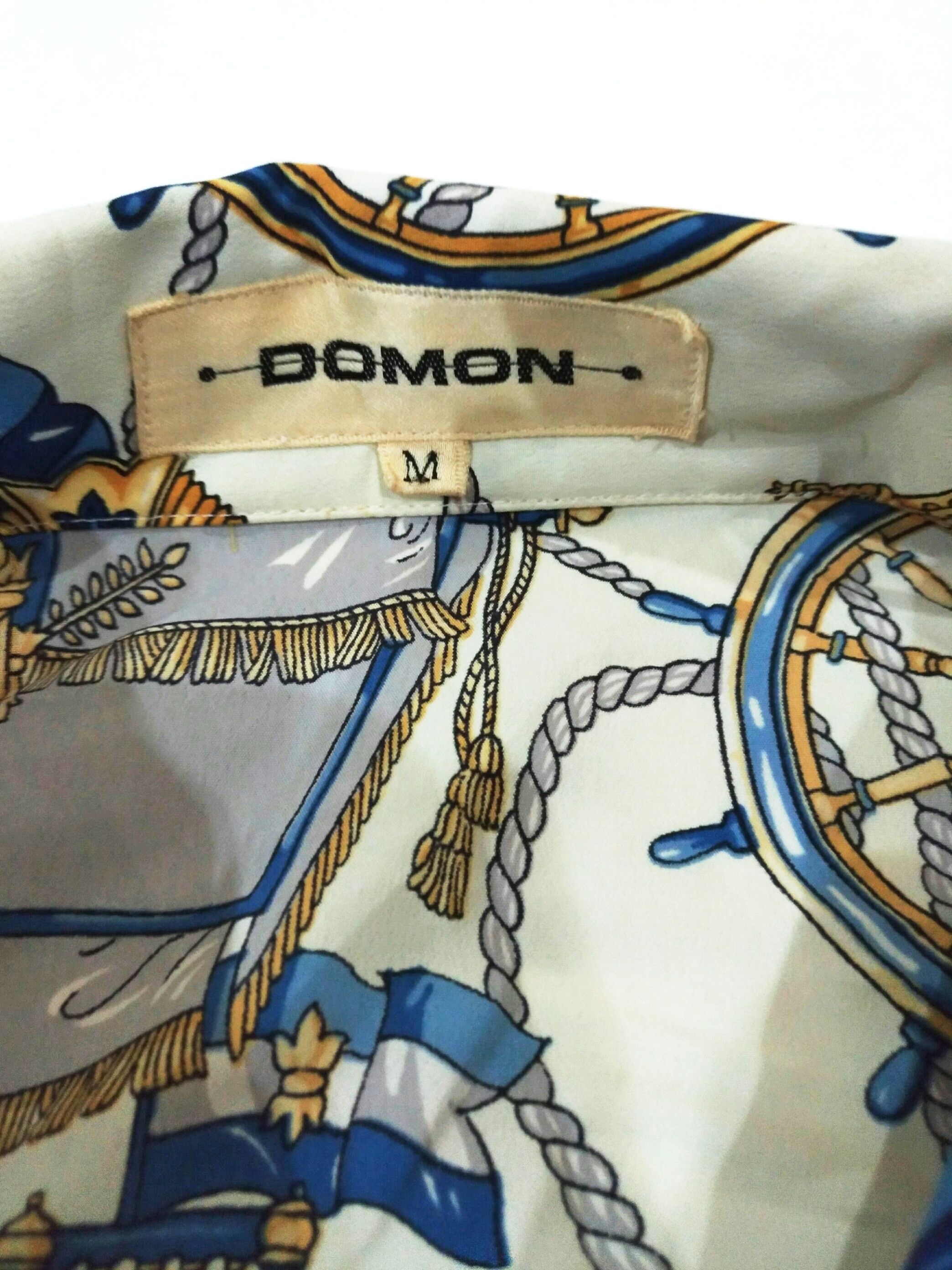 Designer × Japanese Brand VERY RARE! DOMON BAROQUE MOTIF HAWAII SHIRT Size US XL / EU 56 / 4 - 3 Thumbnail