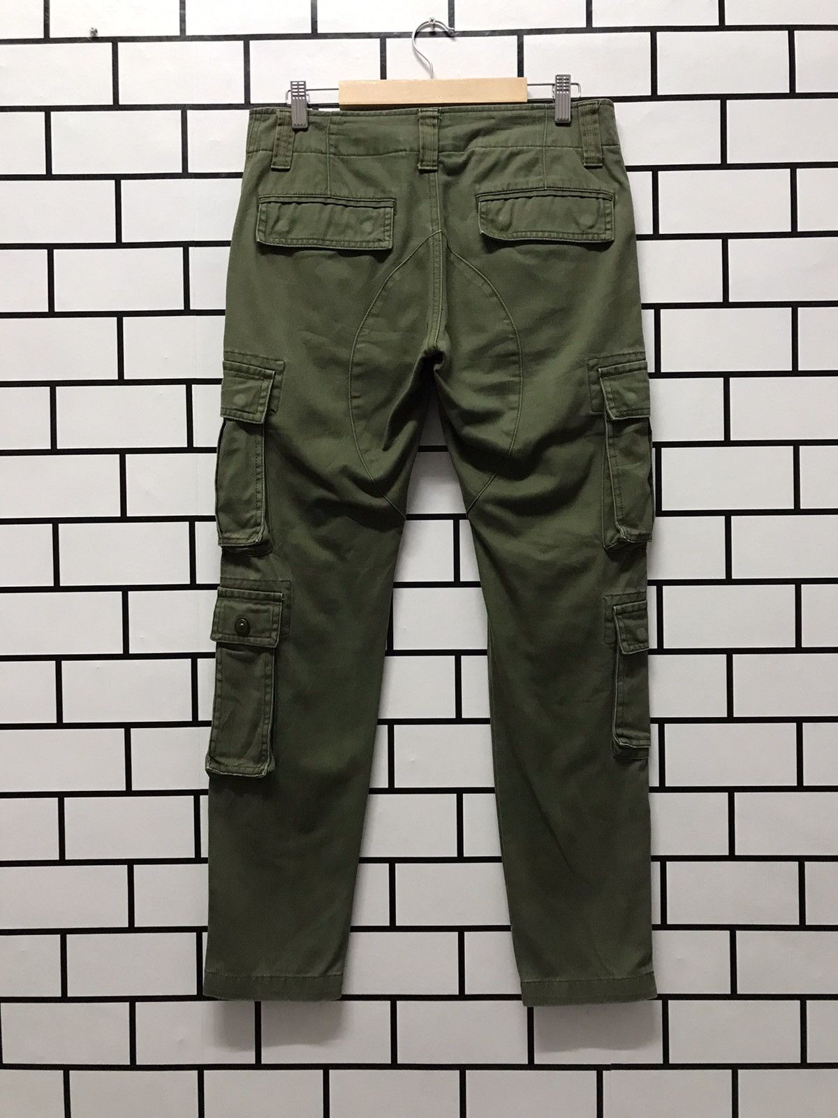 Designer × Japanese Brand Purple & Yellow Japan Cargo Multi Pocket Pants Size US 30 / EU 46 - 6 Thumbnail