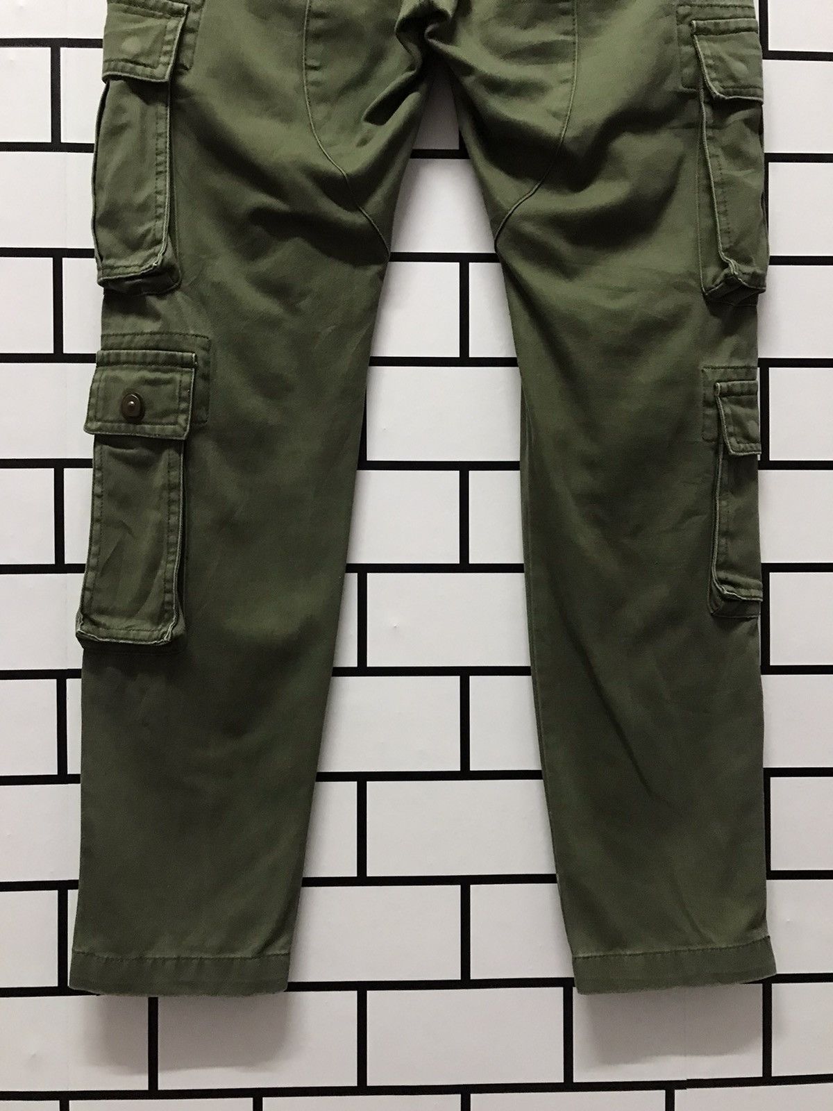 Designer × Japanese Brand Purple & Yellow Japan Cargo Multi Pocket Pants Size US 30 / EU 46 - 8 Thumbnail