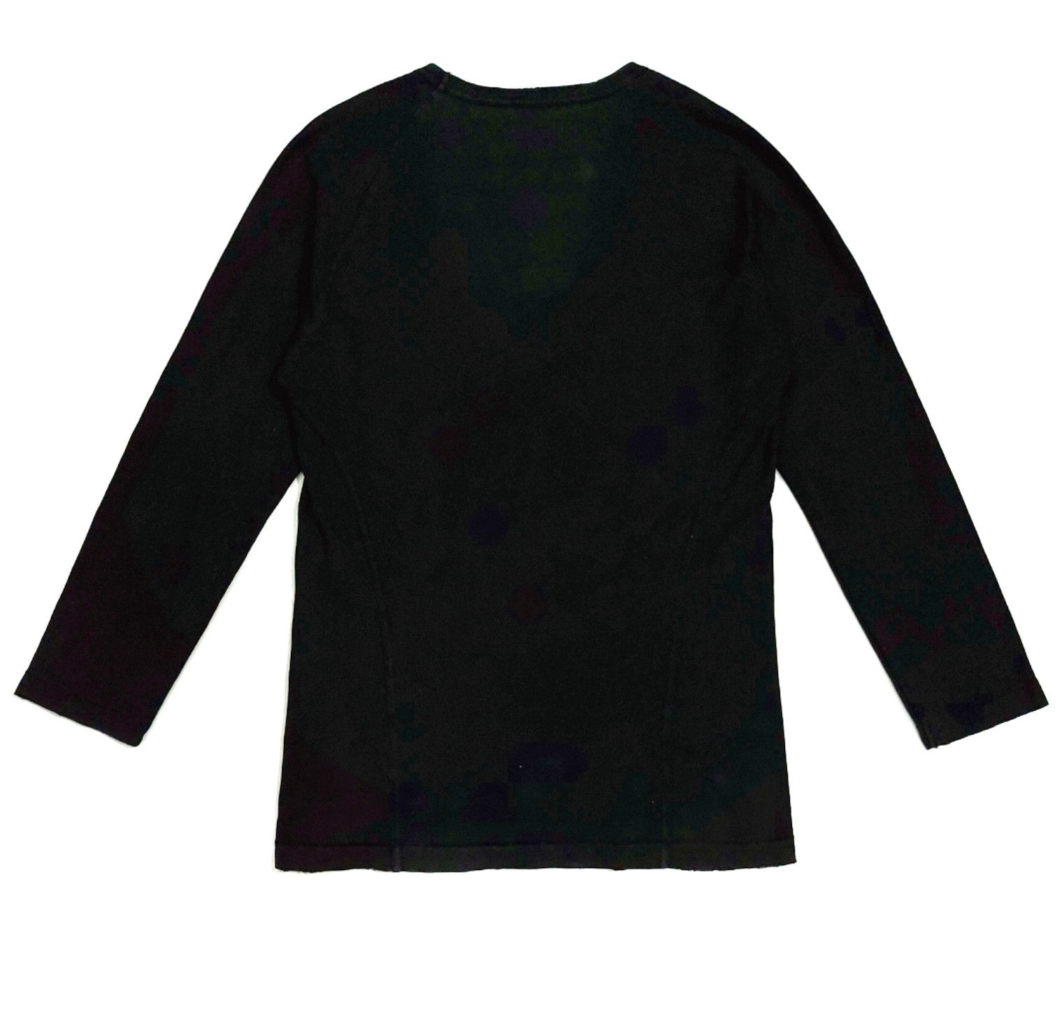 Designer × Dsquared2 RARE! DSQUARED2 WIDE V-NECK DISTRESSED 3/4 SLEEVE TEE Size US XS / EU 42 / 0 - 2 Thumbnail
