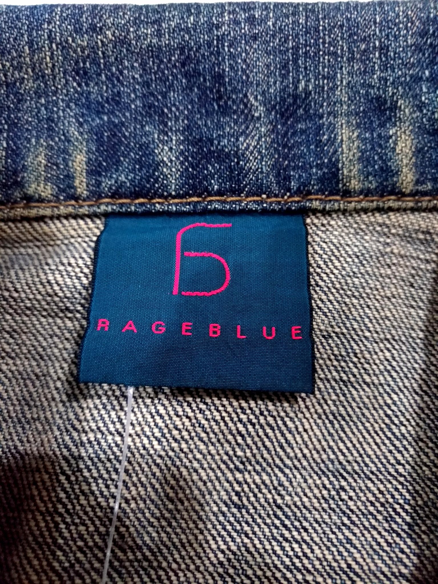 Japanese Brand × RAGEBLUE RARE! RAGEBLUE WASHED PAINT SPLATTER DENIM TRUCKER JACKET Size US M / EU 48-50 / 2 - 3 Thumbnail