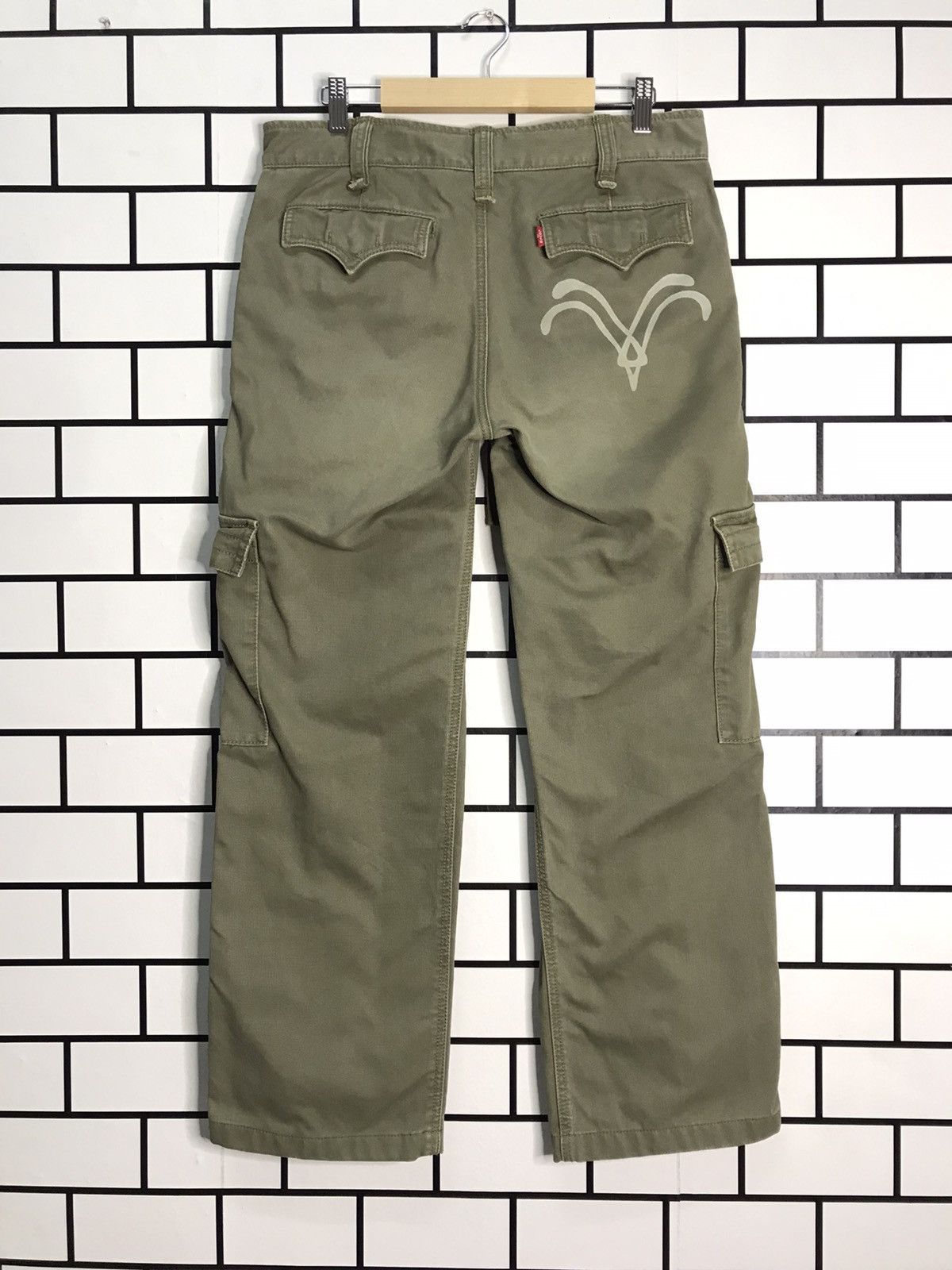 Levi's × Vintage Vintage Levi’s Cargo Combat Multi Pocket Thick Pants Size US 32 / EU 48 - 2 Thumbnail