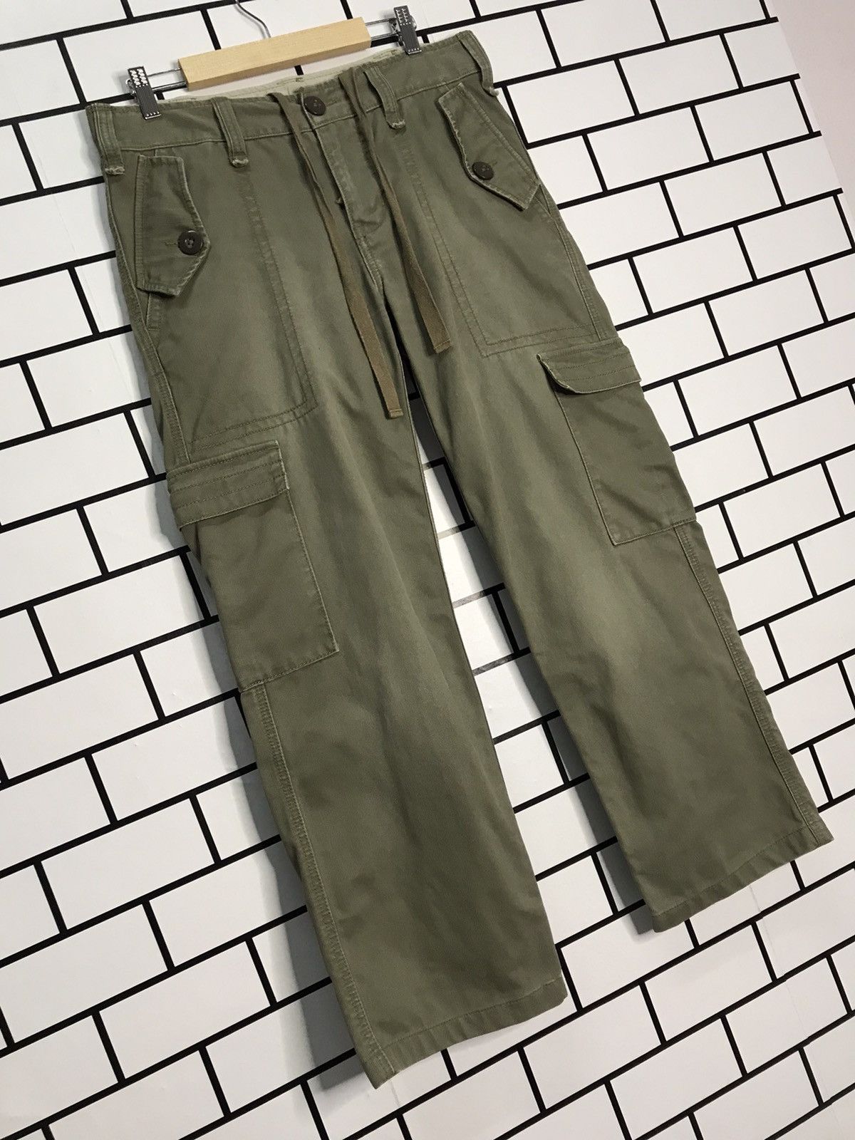 Levi's × Vintage Vintage Levi’s Cargo Combat Multi Pocket Thick Pants Size US 32 / EU 48 - 4 Thumbnail
