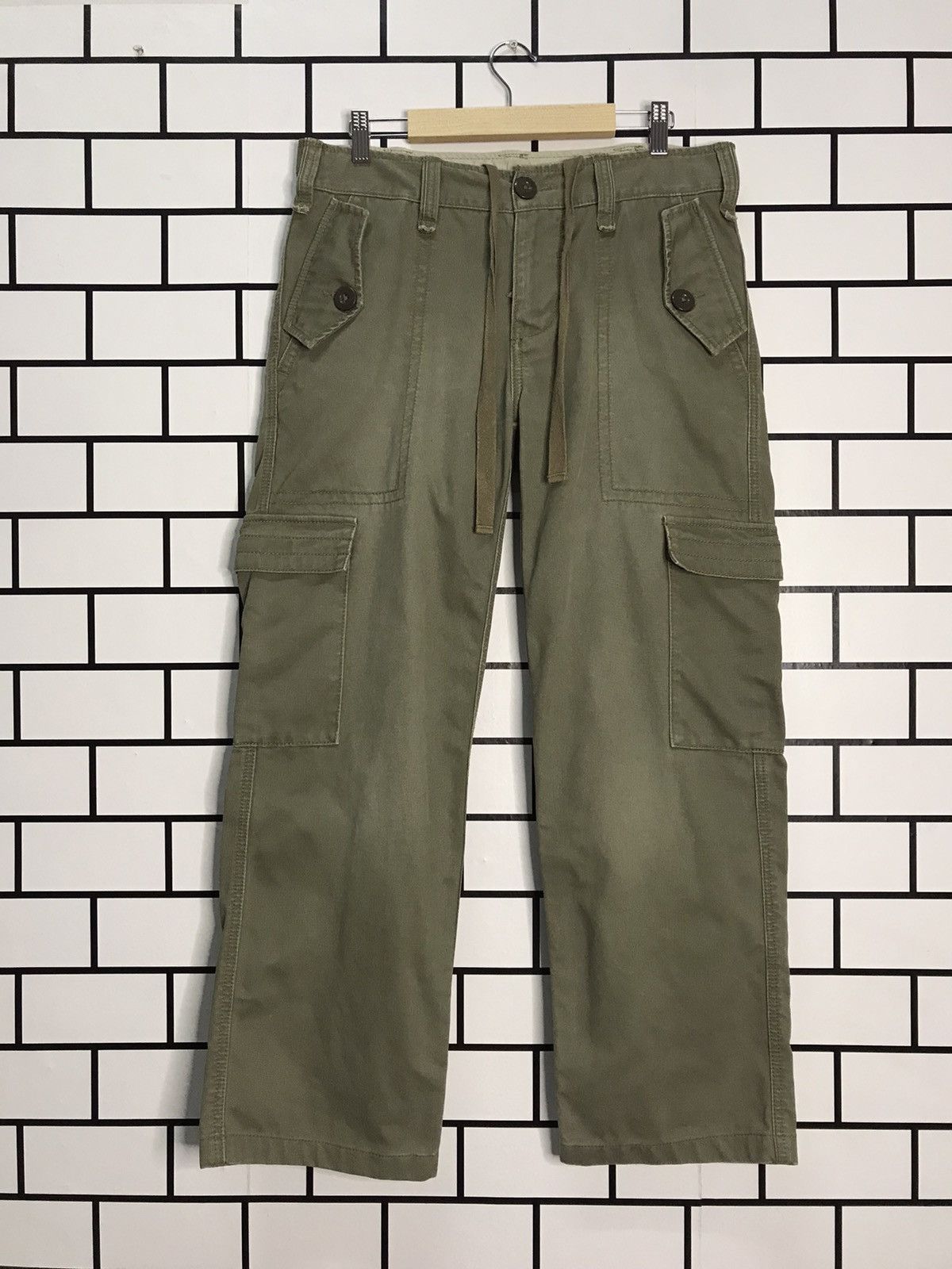 Levi's × Vintage Vintage Levi’s Cargo Combat Multi Pocket Thick Pants Size US 32 / EU 48 - 1 Thumbnail