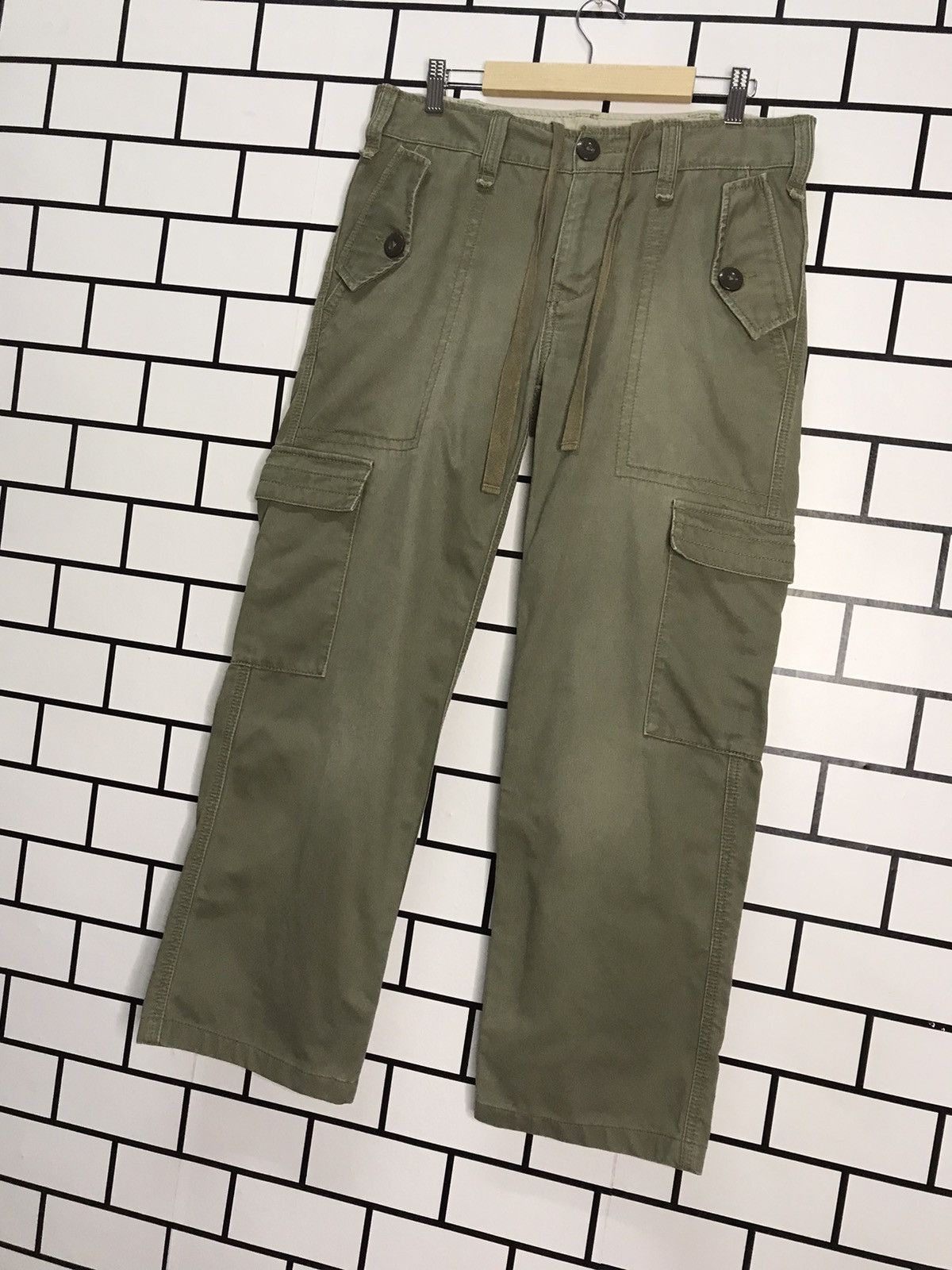 Levi's × Vintage Vintage Levi’s Cargo Combat Multi Pocket Thick Pants Size US 32 / EU 48 - 3 Thumbnail