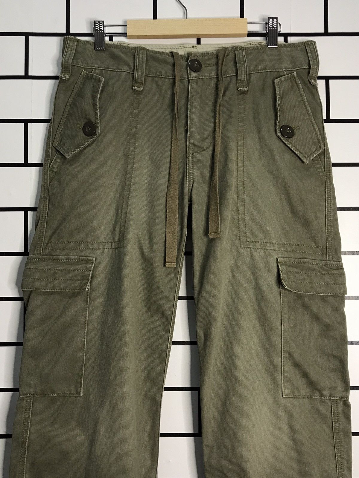 Levi's × Vintage Vintage Levi’s Cargo Combat Multi Pocket Thick Pants Size US 32 / EU 48 - 7 Thumbnail