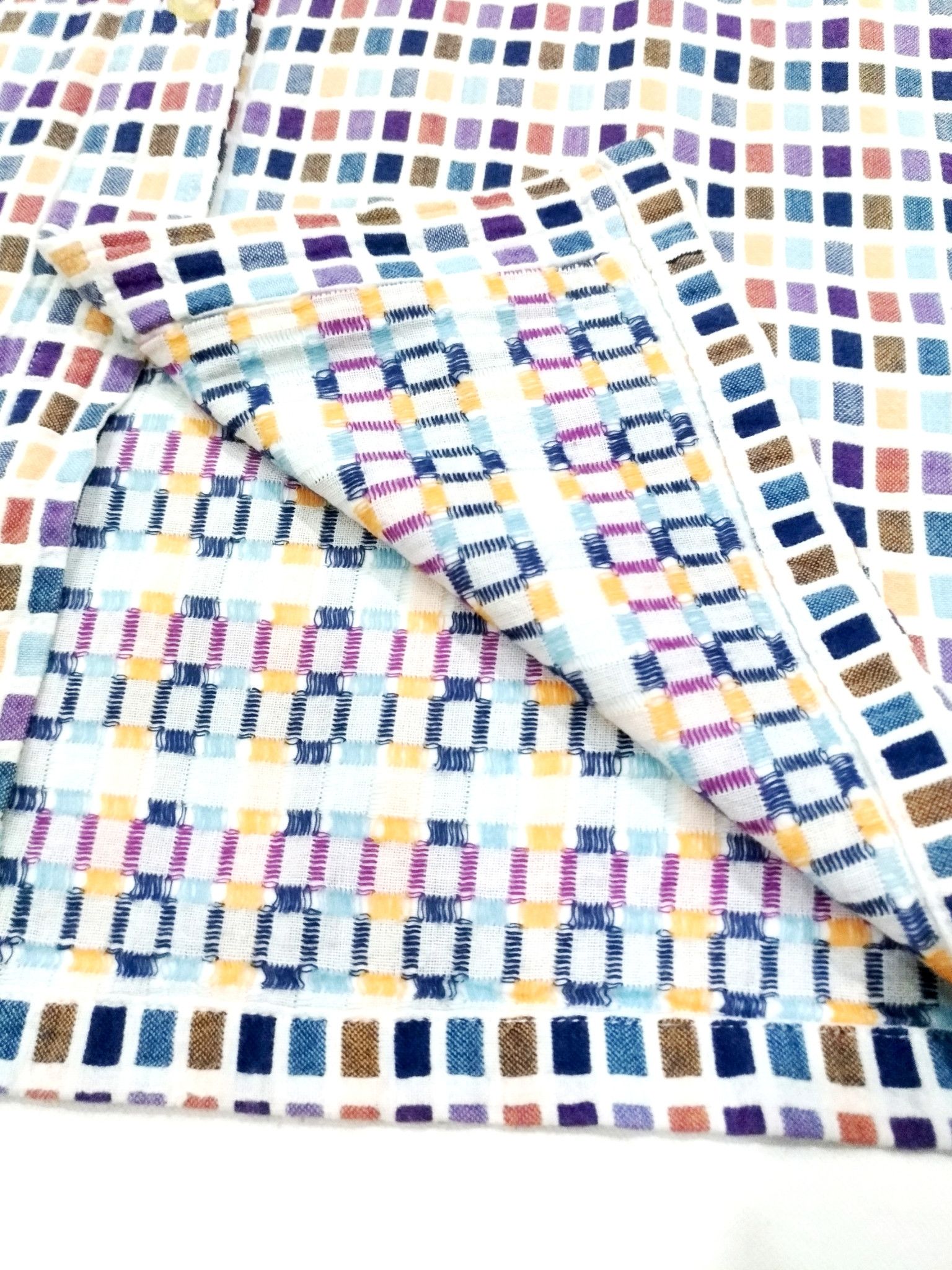 Designer × Japanese Brand RARE! VTG MELTING POT STUDIO MODERN ART VIBRANT SHIRT Size US M / EU 48-50 / 2 - 8 Thumbnail