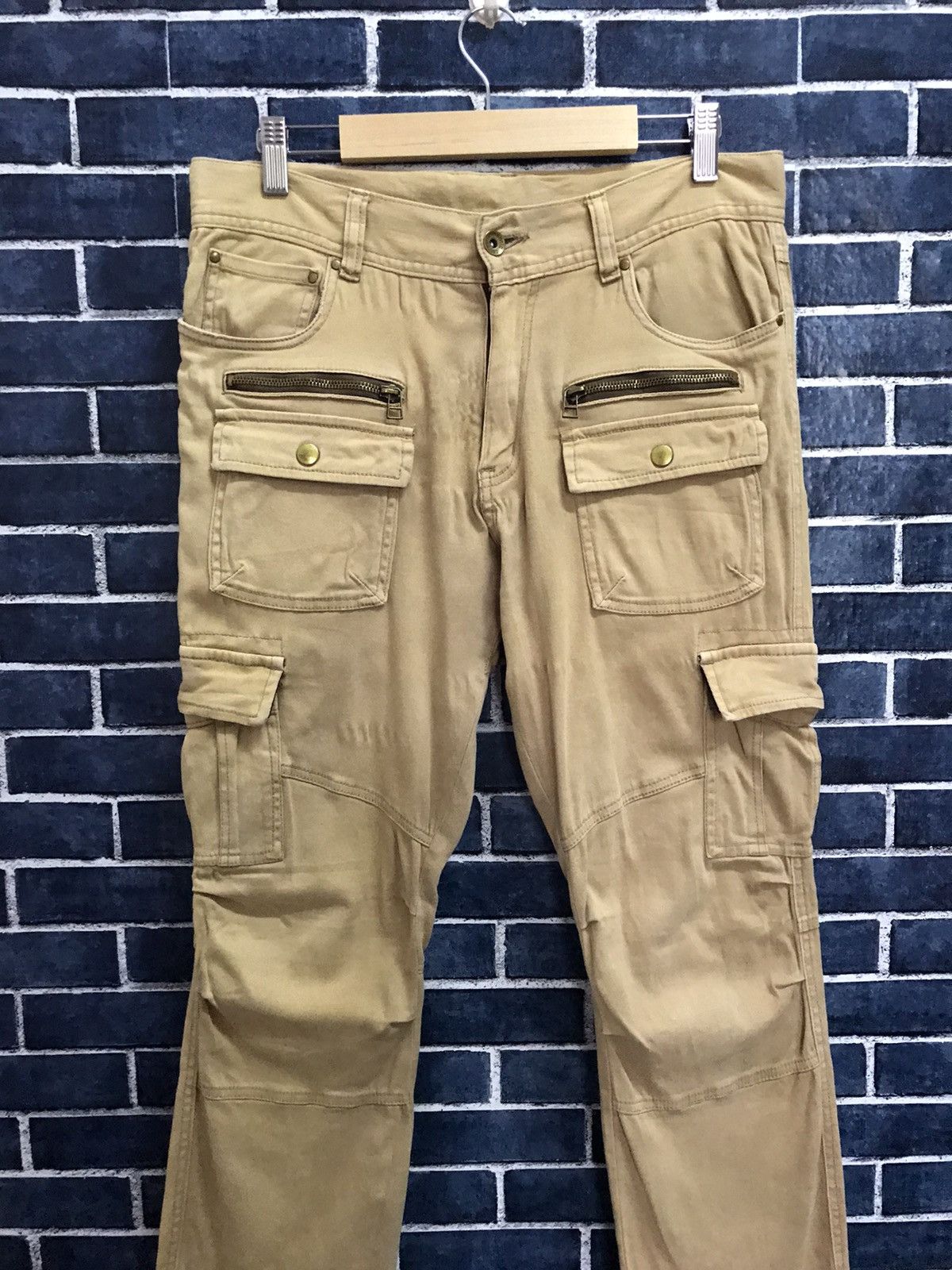 Designer × Japanese Brand Semantic Design Japan Cargo Bush Pants Skinny stretchable Size US 31 - 7 Thumbnail