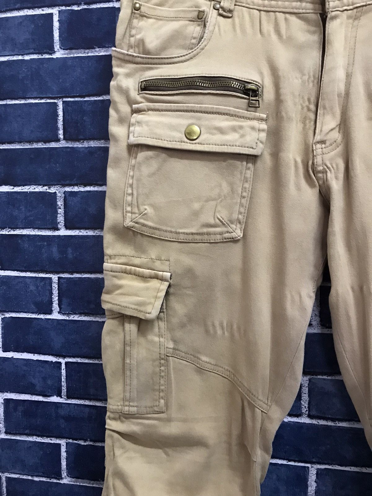 Designer × Japanese Brand Semantic Design Japan Cargo Bush Pants Skinny stretchable Size US 31 - 5 Thumbnail