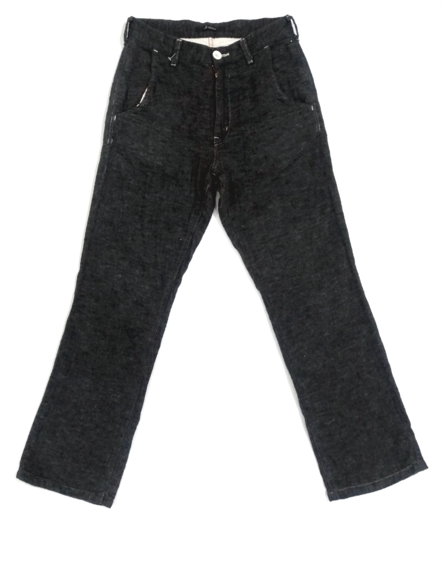 Japanese Brand × Johnbull × KOJIMA GENES RARE! JOHN BULL KOJIMA BLACK BUCKLE BACK PANTS Size US 28 / EU 44 - 2 Thumbnail