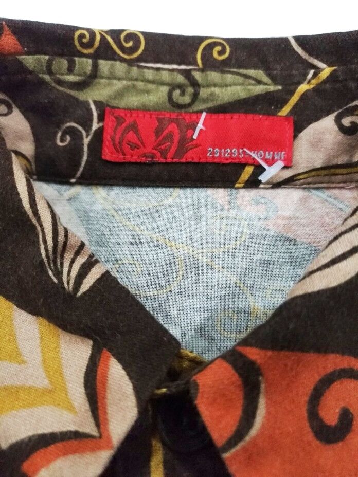 Designer × Japanese Brand VERY RARE! 291295=HOMME FLORAL L/SLEEVE SHIRT Size US S / EU 44-46 / 1 - 3 Thumbnail