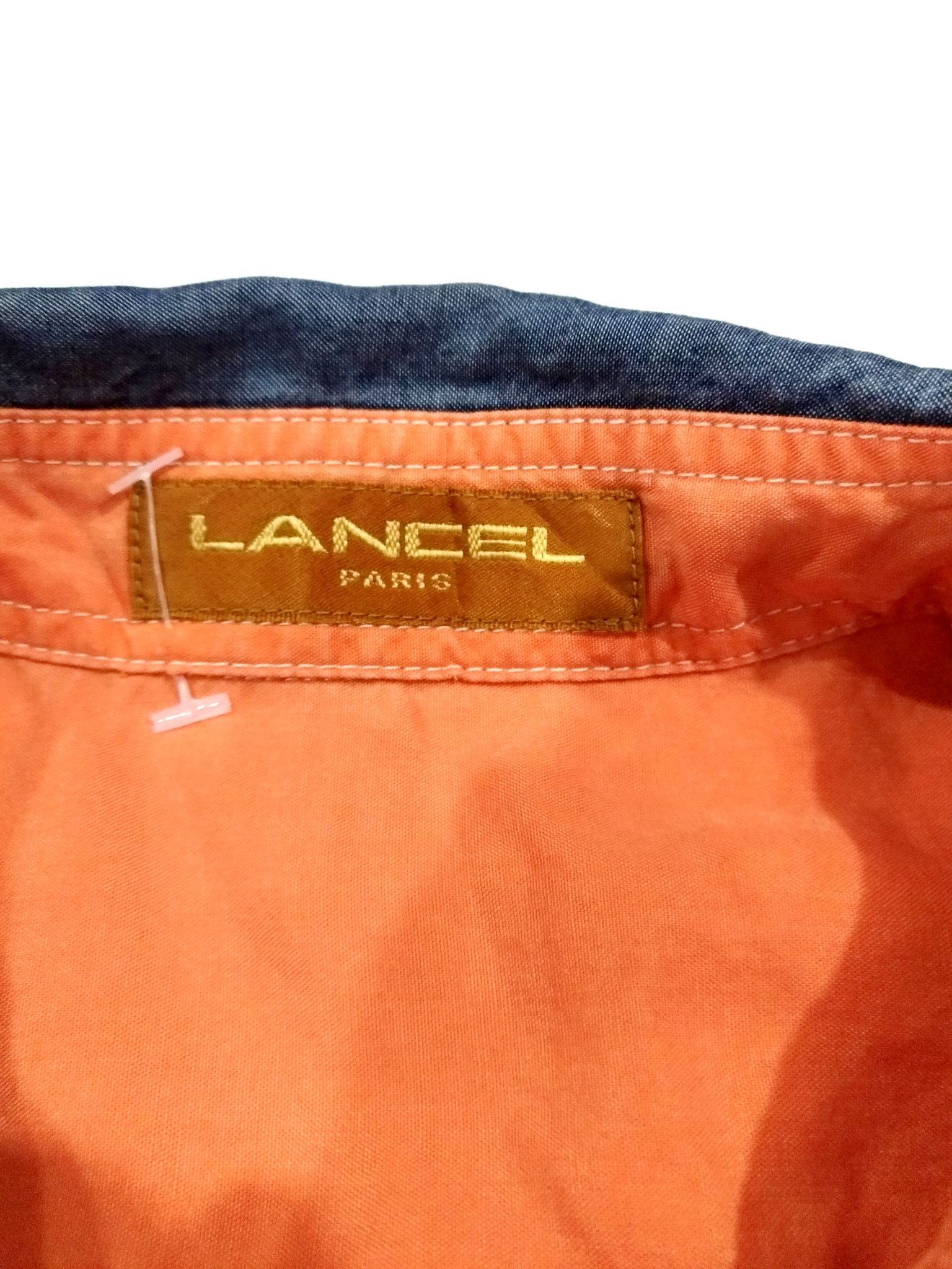 Designer × Lancel RARE! VTG LANCEL PARIS COLOR BLOCK ARTISTIC BUTTON UP SHIRT Size US M / EU 48-50 / 2 - 7 Thumbnail