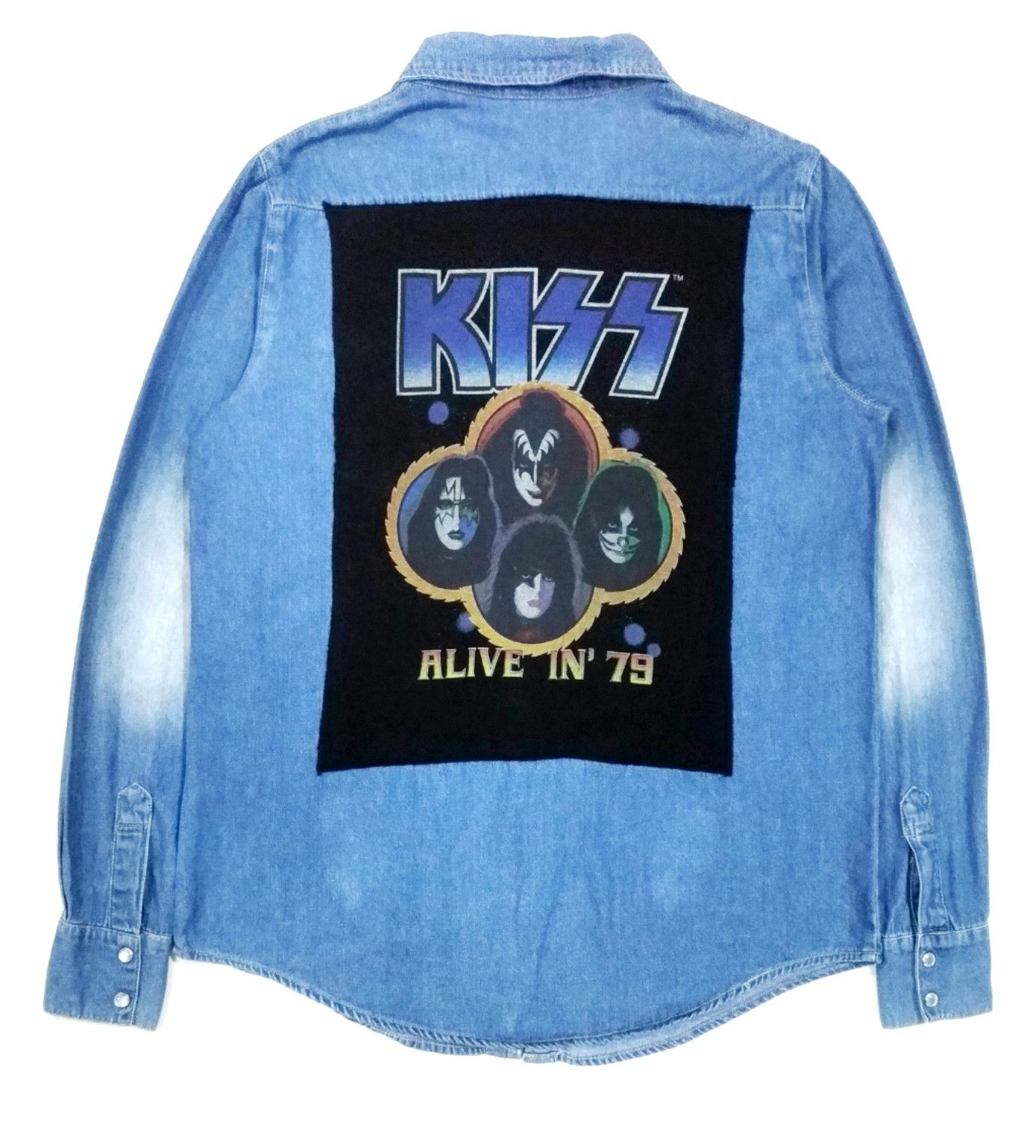 Japanese Brand × KISS RARE! MONKEY BITE x KISS REPRO "ALIVE IN '79" DENIM WESTERN Size US M / EU 48-50 / 2 - 1 Thumbnail