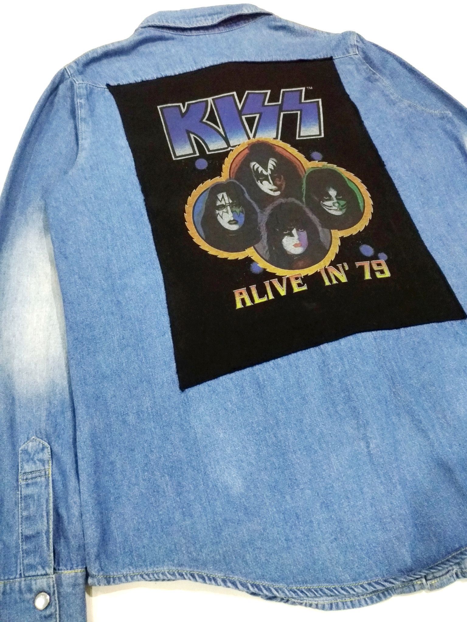 Japanese Brand × KISS RARE! MONKEY BITE x KISS REPRO "ALIVE IN '79" DENIM WESTERN Size US M / EU 48-50 / 2 - 4 Thumbnail