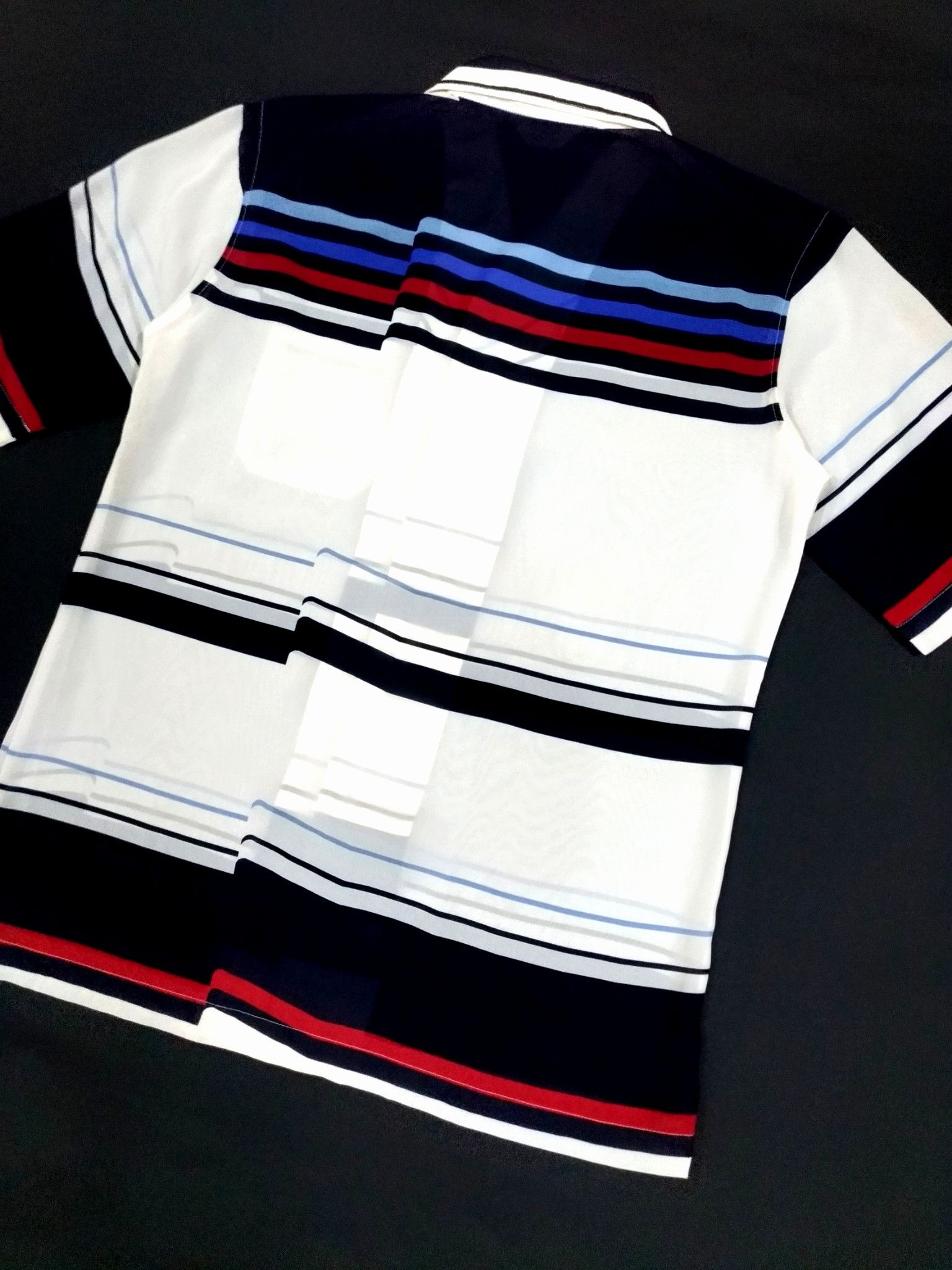 Designer × Japanese Brand RARE! VTG KAZAC RETRO DISCO STRIPED VIBRANT SHIRT Size US M / EU 48-50 / 2 - 8 Thumbnail