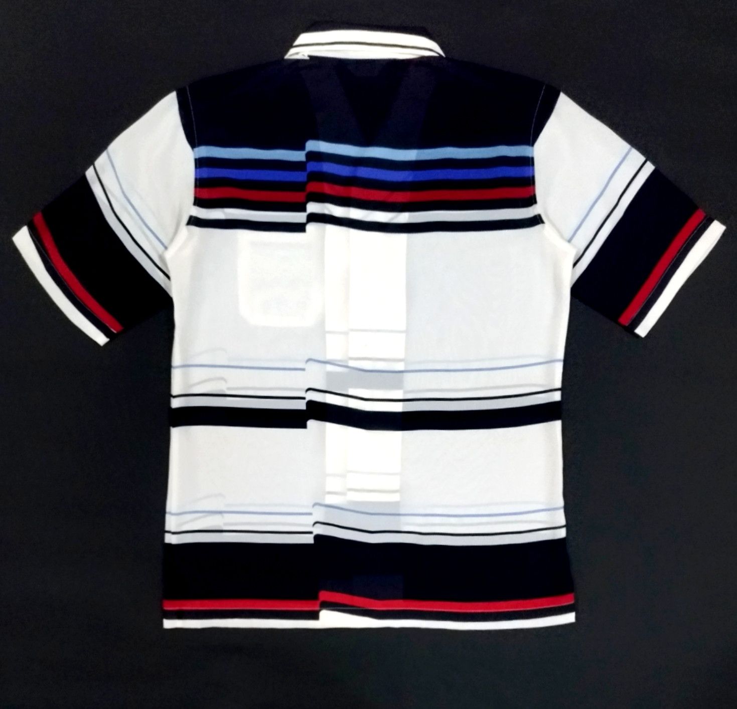Designer × Japanese Brand RARE! VTG KAZAC RETRO DISCO STRIPED VIBRANT SHIRT Size US M / EU 48-50 / 2 - 2 Thumbnail