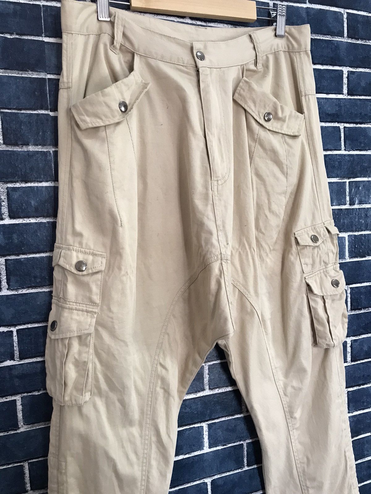 Designer × Japanese Brand Japan Brand Evo+Revo Multi Pocket Cargo Baggy Pants Size US 31 - 5 Thumbnail