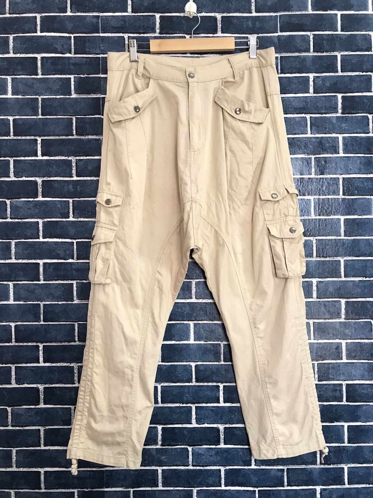 Designer × Japanese Brand Japan Brand Evo+Revo Multi Pocket Cargo Baggy Pants Size US 31 - 1 Thumbnail