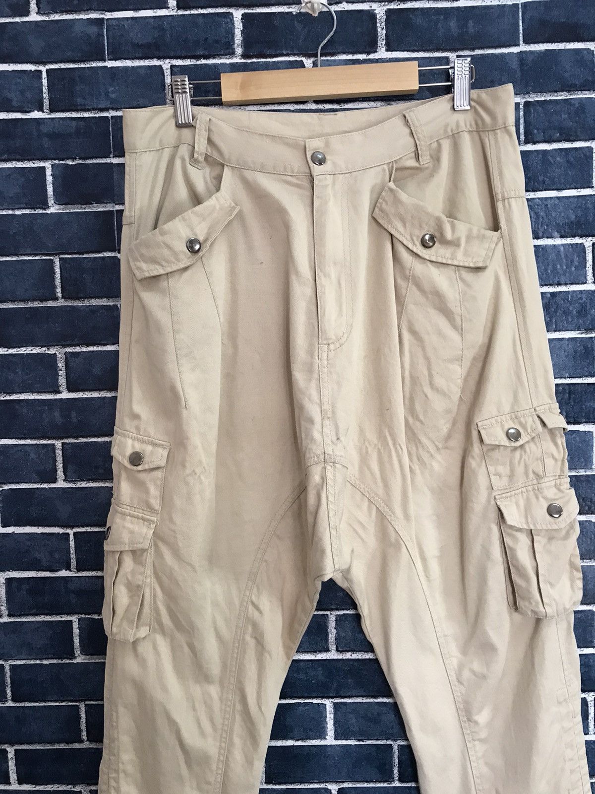 Designer × Japanese Brand Japan Brand Evo+Revo Multi Pocket Cargo Baggy Pants Size US 31 - 4 Thumbnail