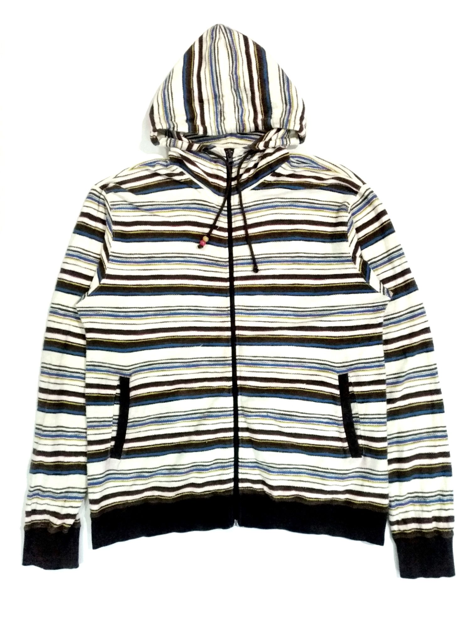 Japanese Brand RARE! POWER TO THE PEOPLE MULTICOLORED HOODIE Size US L / EU 52-54 / 3 - 1 Thumbnail