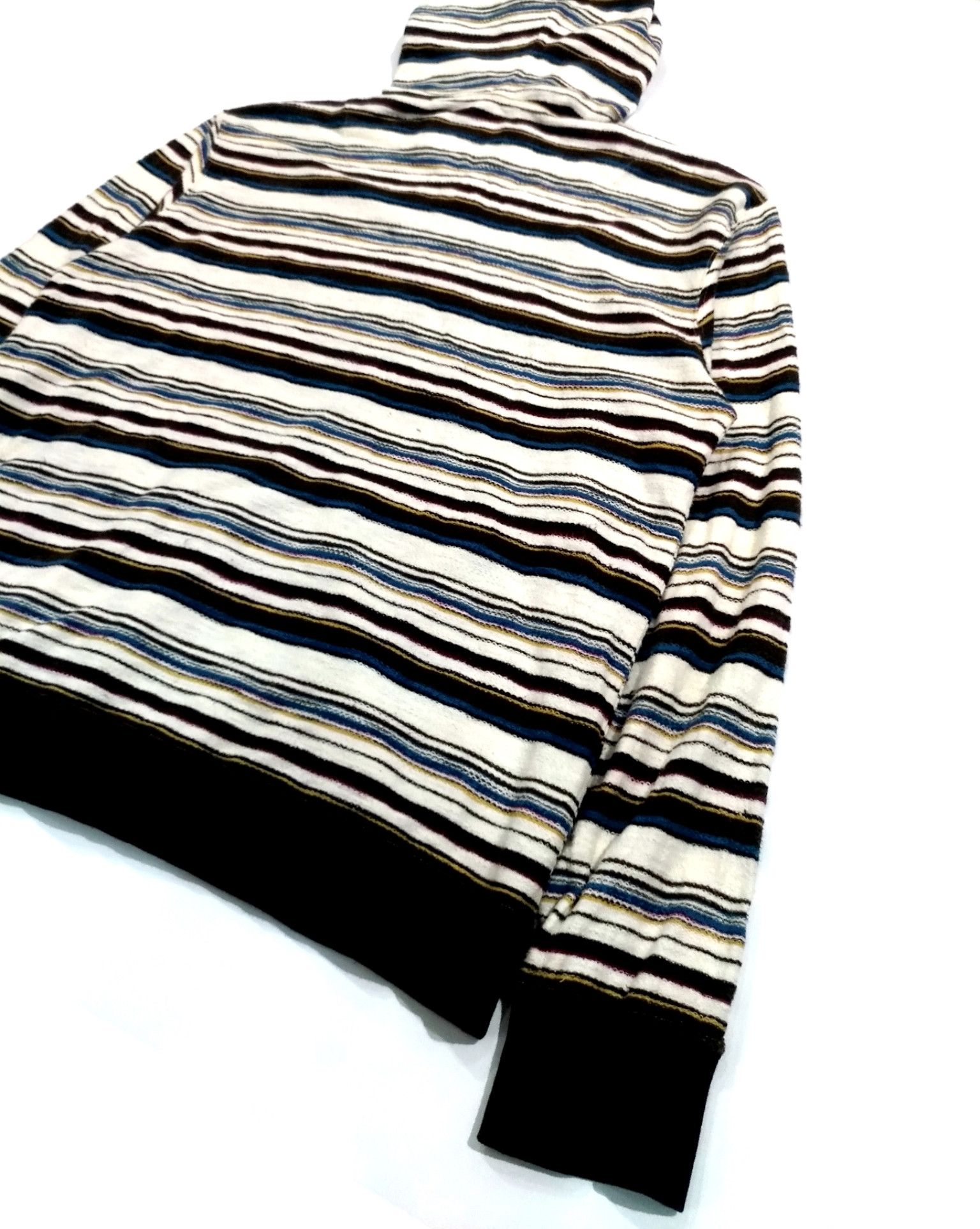 Japanese Brand RARE! POWER TO THE PEOPLE MULTICOLORED HOODIE Size US L / EU 52-54 / 3 - 7 Thumbnail