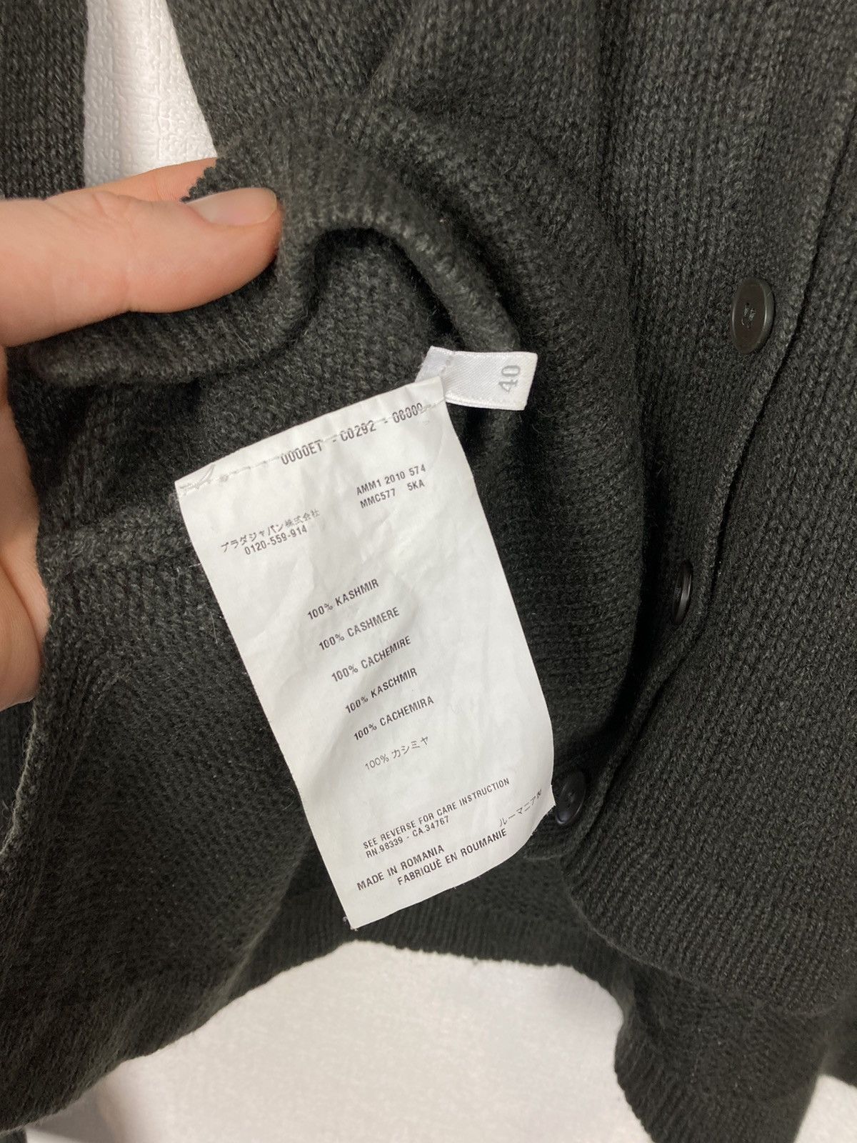 Miu Miu MIU MIU Cashmere strapped oversized cardigan Size US M / EU 48-50 / 2 - 6 Thumbnail