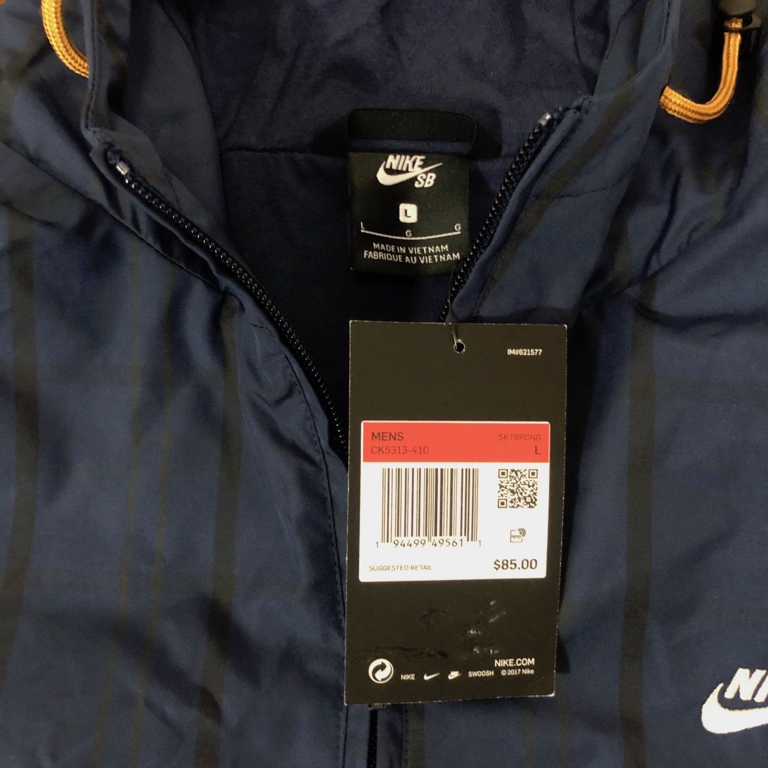 Nike NIKE SB 1/2 Zip Skate Jacket Size US L / EU 52-54 / 3 - 2 Thumbnail