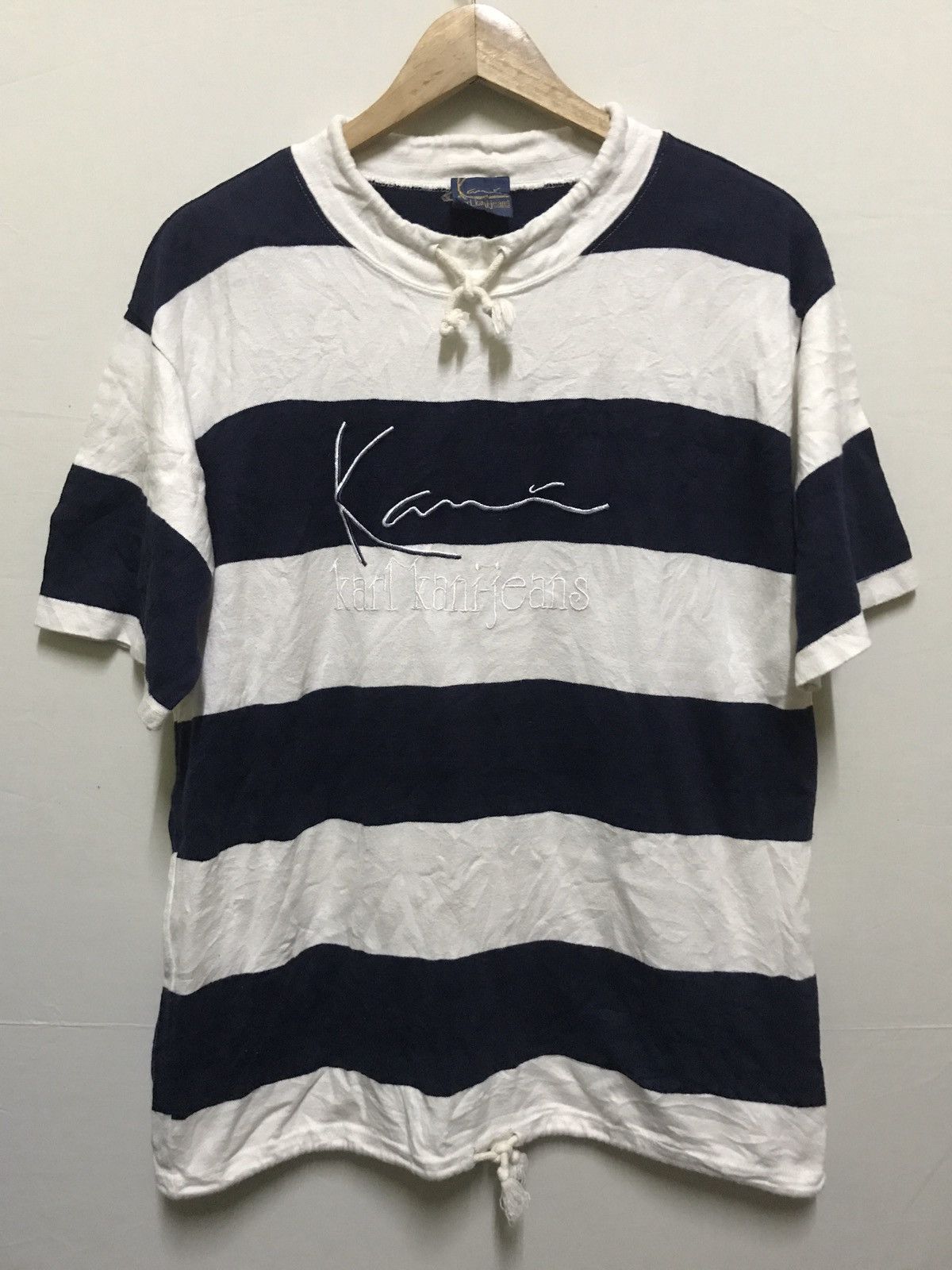 Karl Kani Karl Kani Jeans Spell Out Stripes T Shirt Size US M / EU 48-50 / 2 - 1 Thumbnail