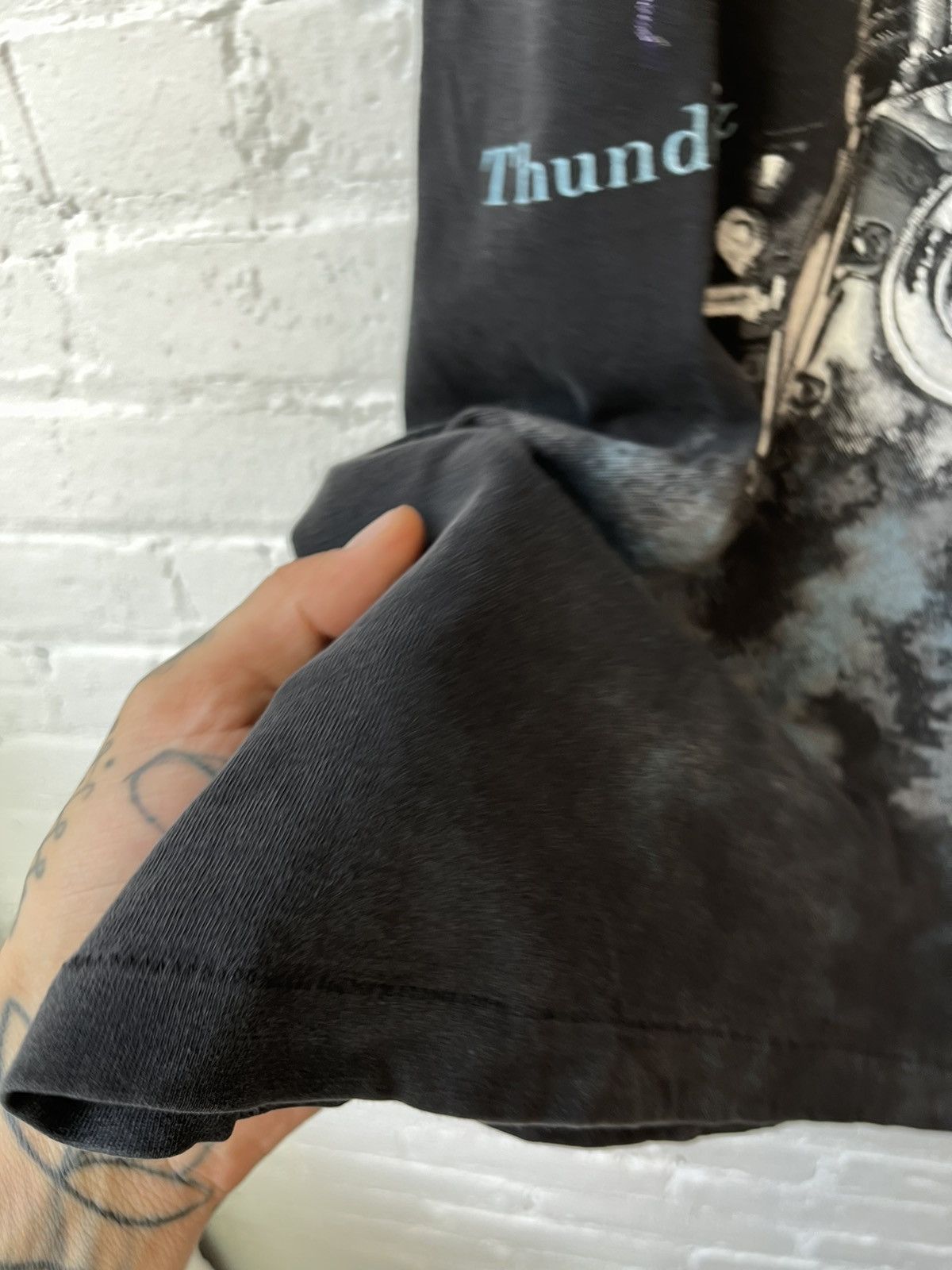 Harley Davidson × Vintage Vintage THRASHED HARLEY THUNDER LIGHTNING TANK TOP SHIRT XL Size US XL / EU 56 / 4 - 6 Thumbnail