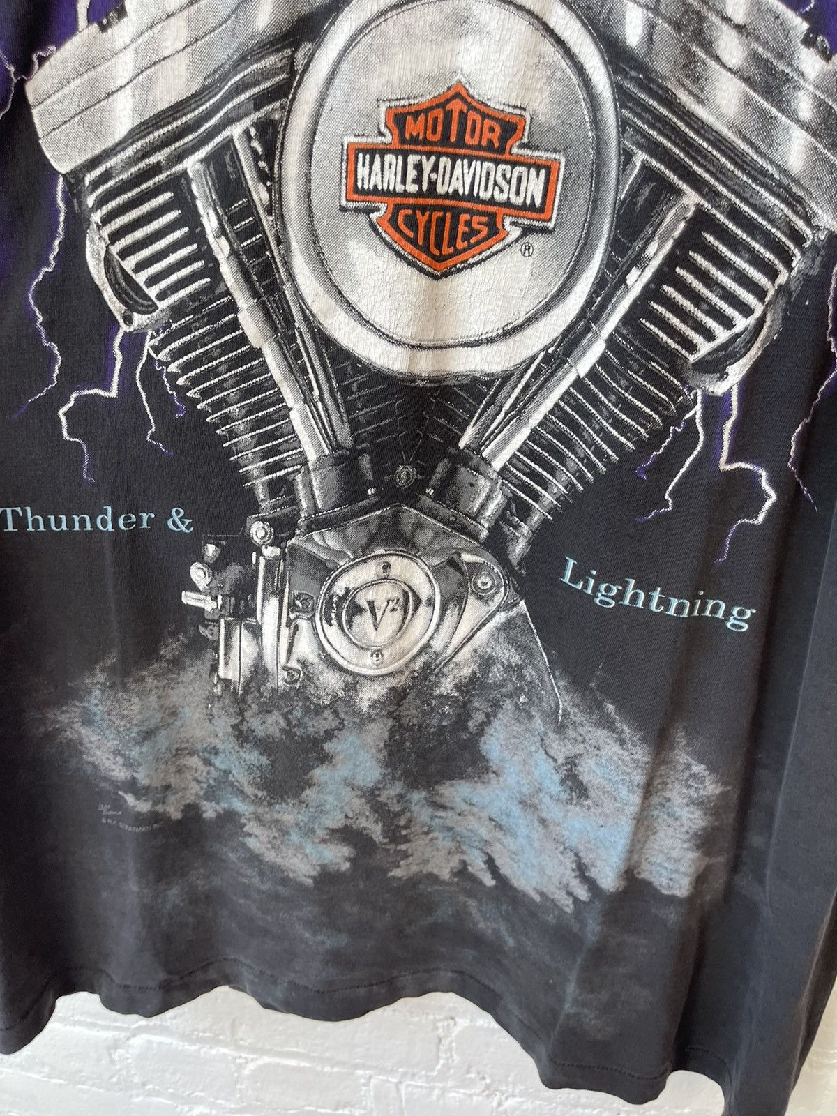 Harley Davidson × Vintage Vintage THRASHED HARLEY THUNDER LIGHTNING TANK TOP SHIRT XL Size US XL / EU 56 / 4 - 4 Thumbnail