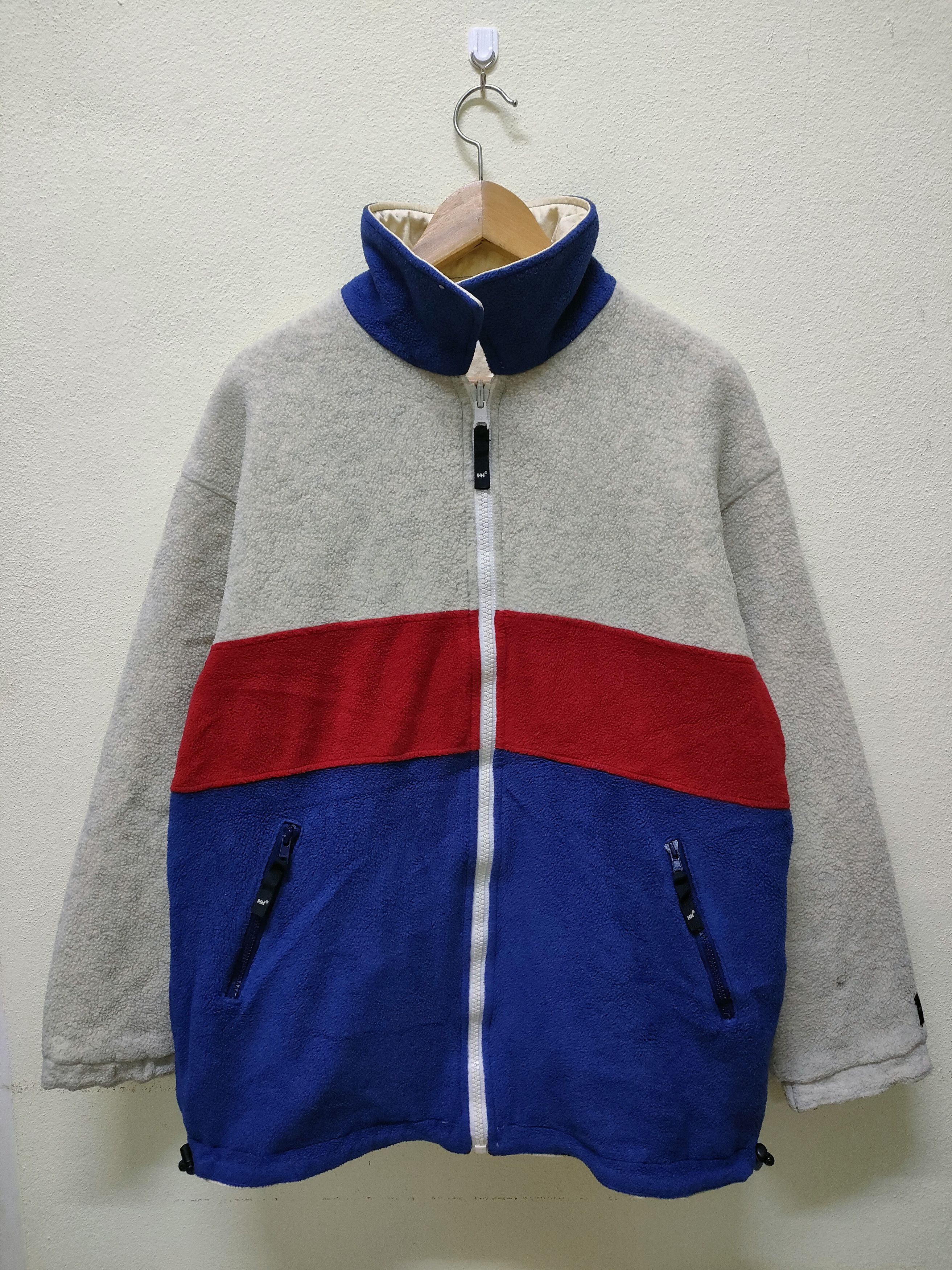 Helly Hansen × Vintage Vintage Fleece Helly Hansen Reversible Jacket Size US L / EU 52-54 / 3 - 1 Thumbnail