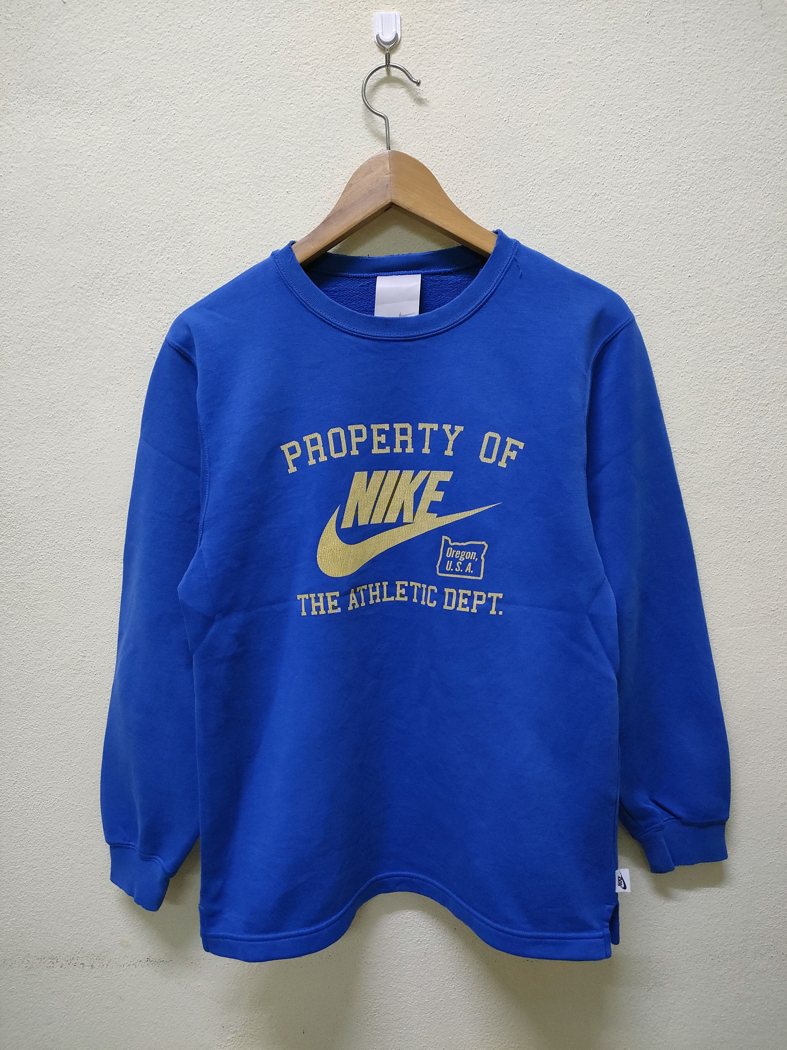 Nike × Vintage Vintage Nike Distressed Sweatshirt Size US M / EU 48-50 / 2 - 1 Thumbnail