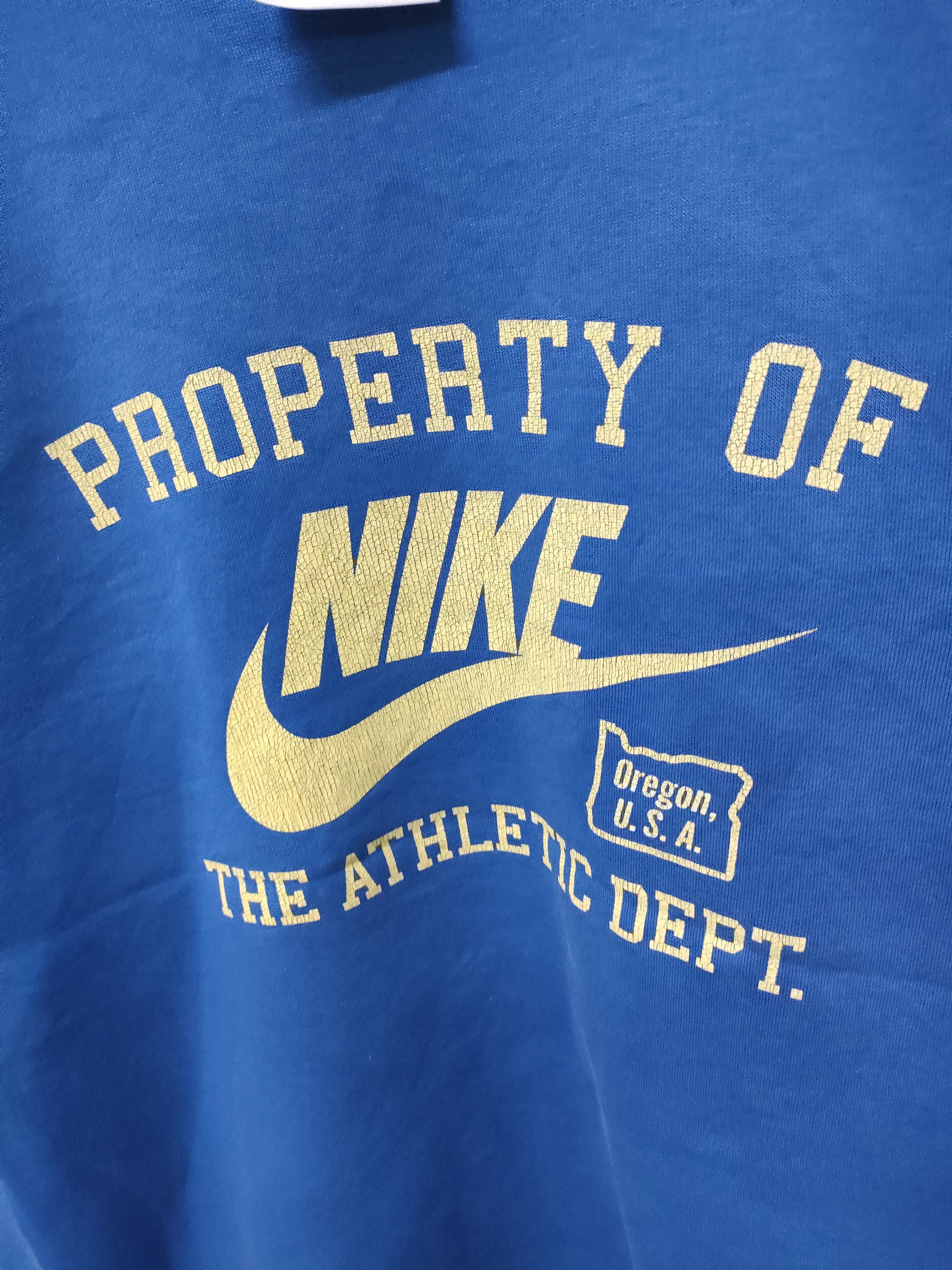 Nike × Vintage Vintage Nike Distressed Sweatshirt Size US M / EU 48-50 / 2 - 6 Thumbnail