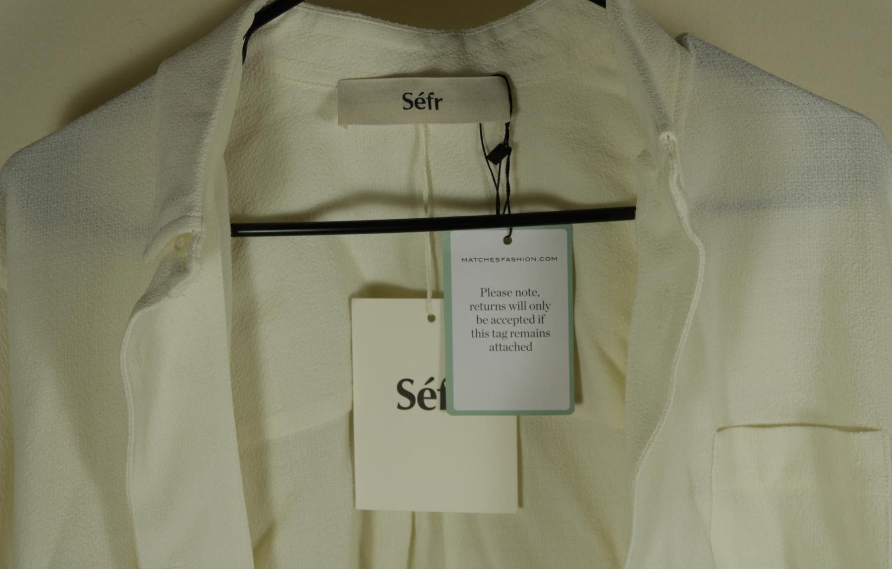 Sefr Séfr Hampus Viscose Wool Button Down Shirt Size Medium Size US M / EU 48-50 / 2 - 2 Thumbnail
