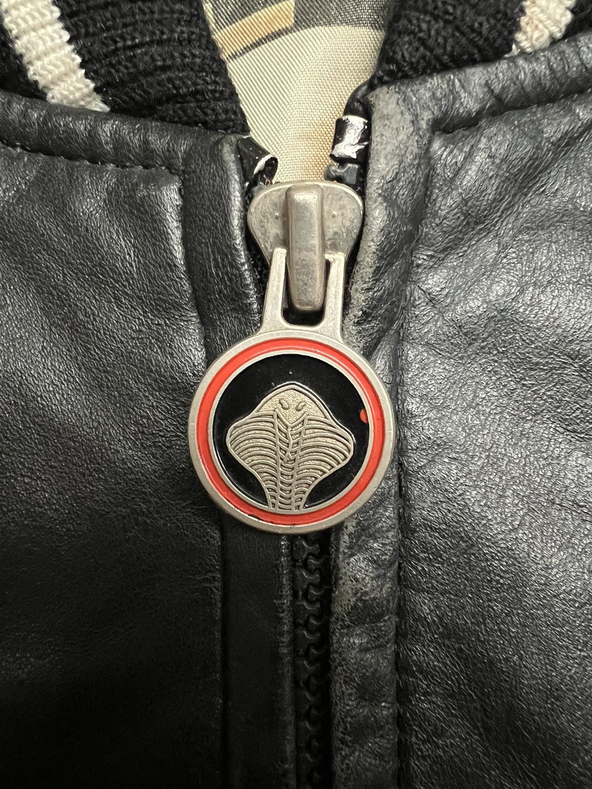 Vintage VERY RARE VINTAGE JACKET LEATHER COBRA Size US L / EU 52-54 / 3 - 8 Thumbnail