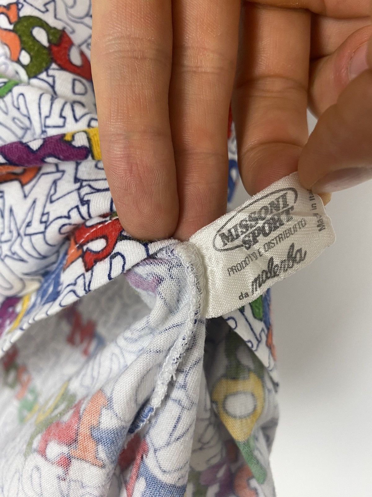 Designer × Missoni × Vintage Missoni Sport Vintage All Over Print Polo Shirt Rare 90s Size US L / EU 52-54 / 3 - 5 Thumbnail