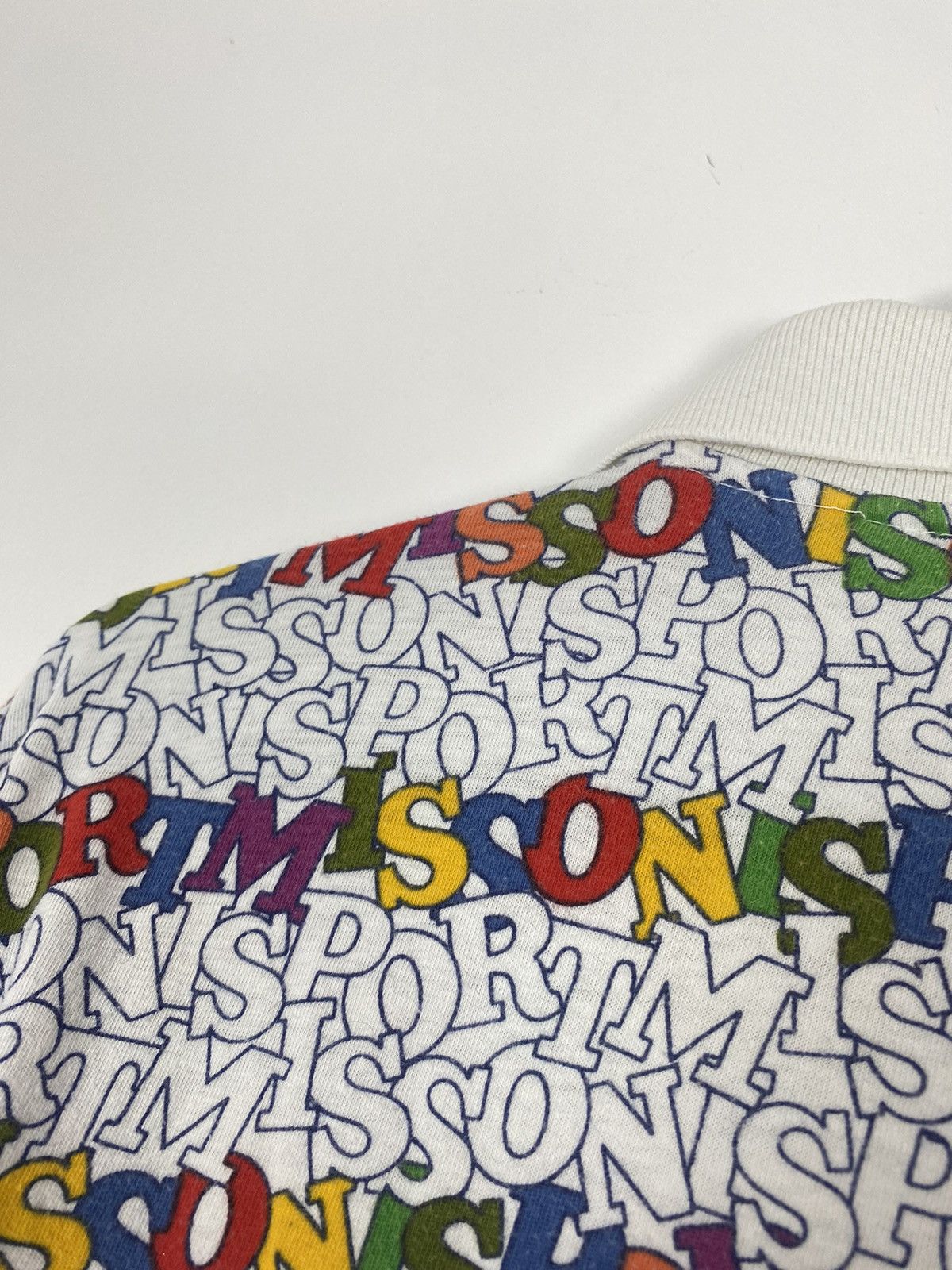 Designer × Missoni × Vintage Missoni Sport Vintage All Over Print Polo Shirt Rare 90s Size US L / EU 52-54 / 3 - 10 Thumbnail