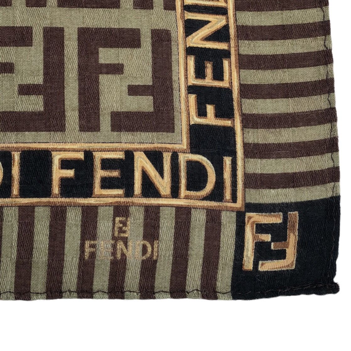 Vintage Vintage Fendi Roma Italy Monogram Handkerchief Size ONE SIZE - 7 Thumbnail
