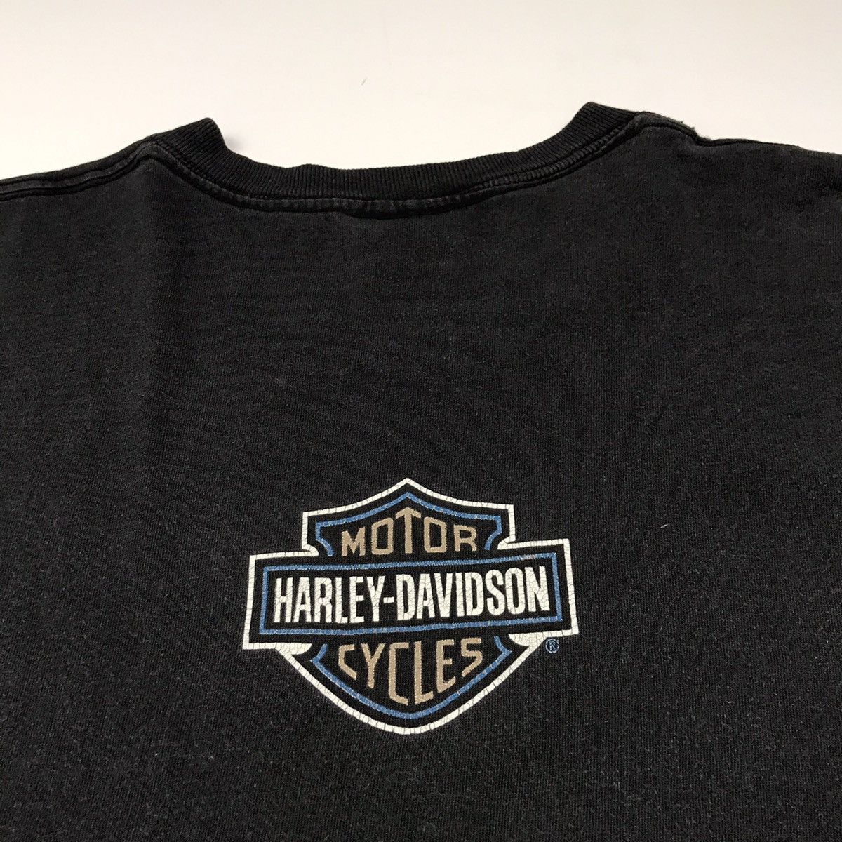 Harley Davidson × Vintage Vintage 90s HARLEY DAVIDSON Avoid Civilization t-shirt Size US L / EU 52-54 / 3 - 5 Thumbnail